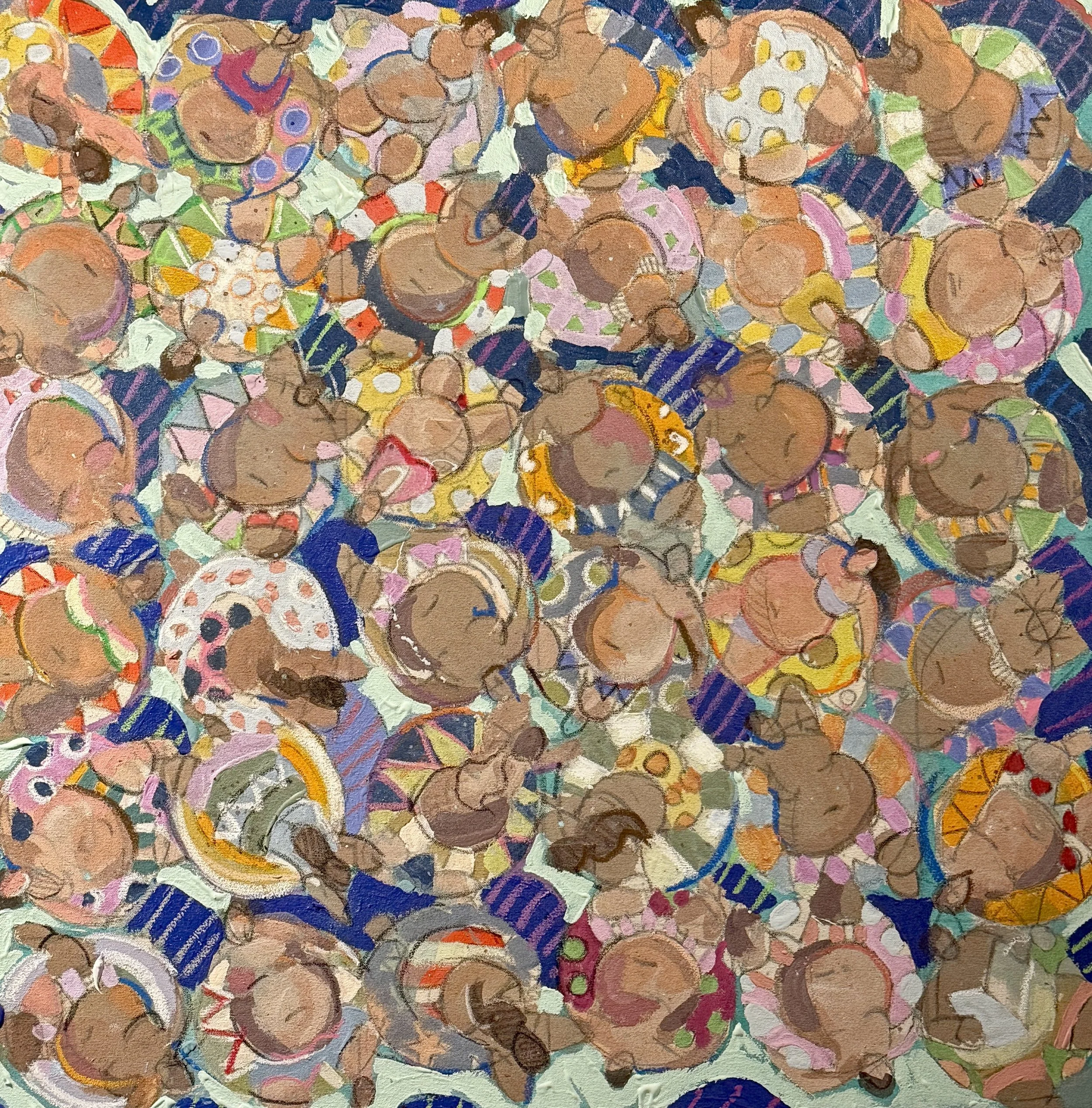TIM JAEGER, WATERMELON WEATHER no. 3, 2026
30"x 30", acrylic + oil on canvas
available @ Plum Gallery, St. Augustine, FL