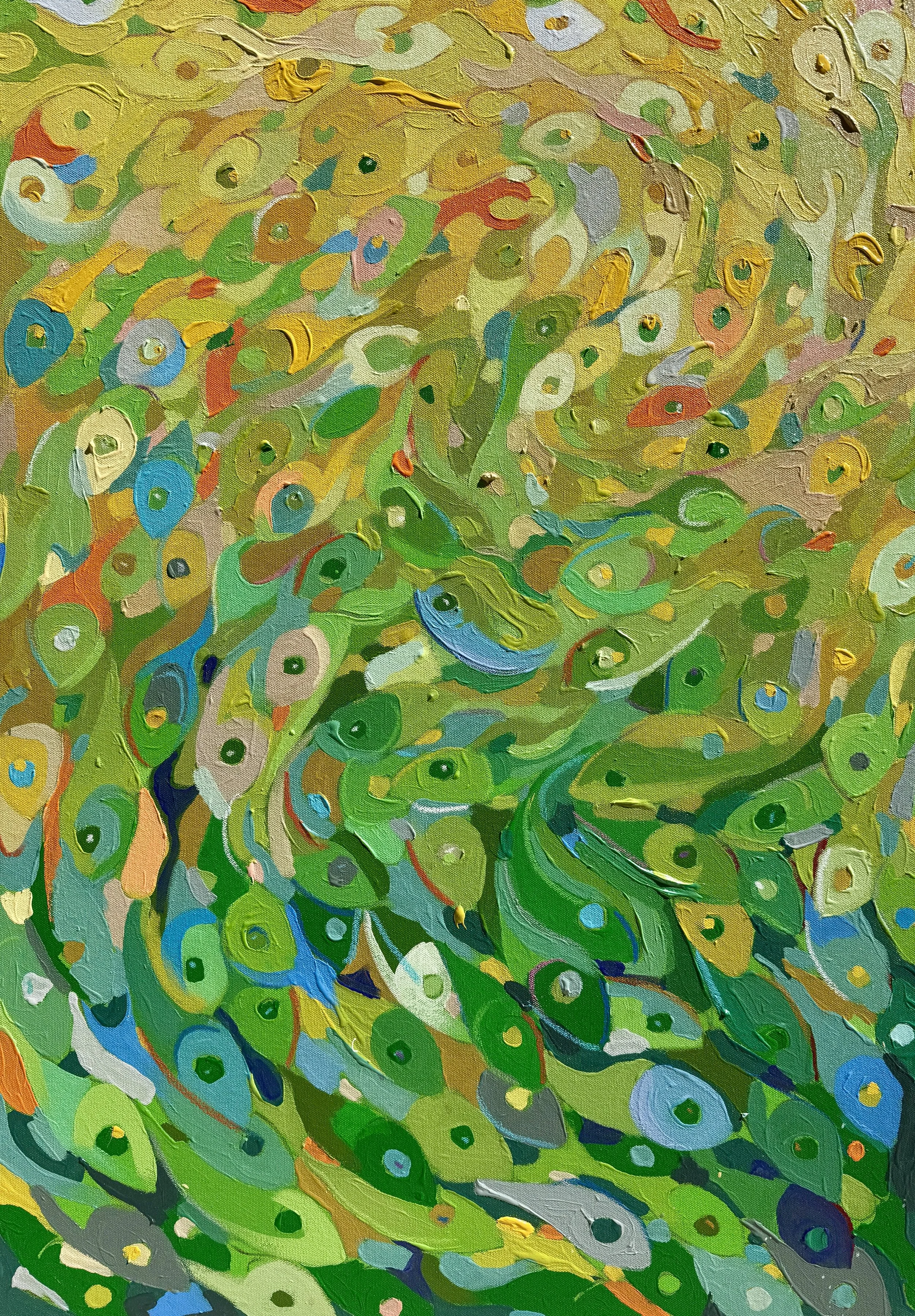 TIM JAEGER, MELLOW YELLOW, 2025
42" x 28", acrylic + oil on canvas
available 502 Gallery, Sarasota, FL