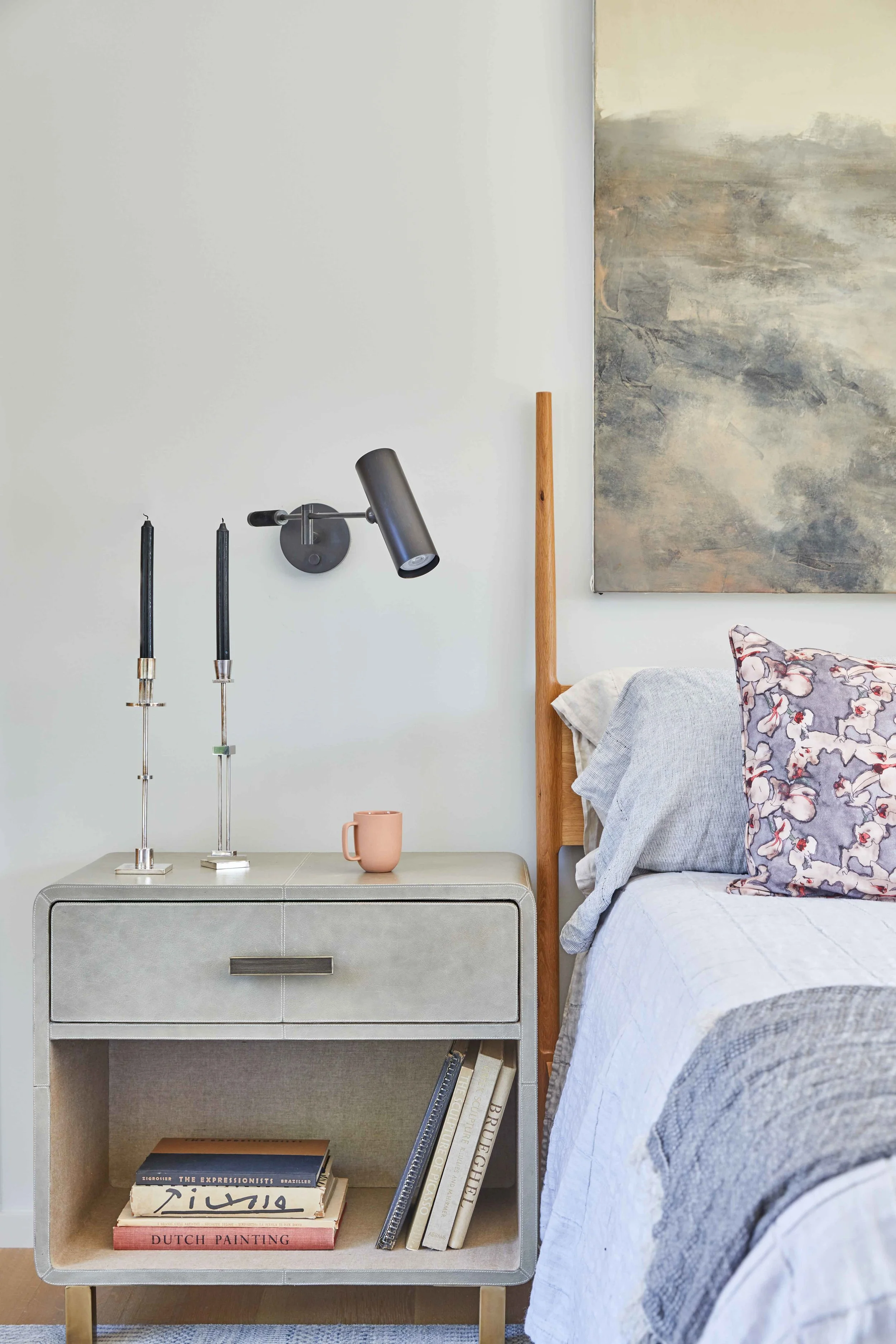Overlook, Cumberland, Maine, Master Bedroom Bedside Table.jpg