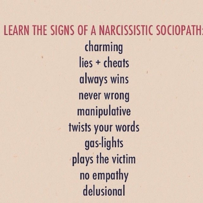 What is a narcissistic sociopath