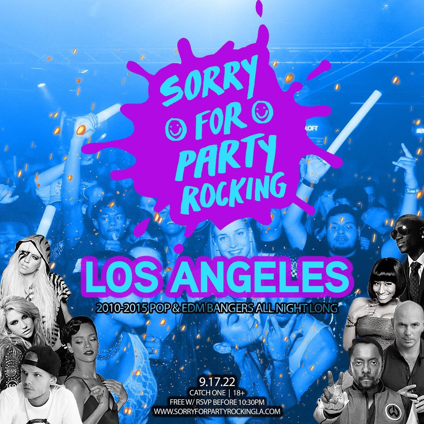 Next LA date ✌️
see you soon 💓
saturday 9/17. link in bio 🤘#partyrock