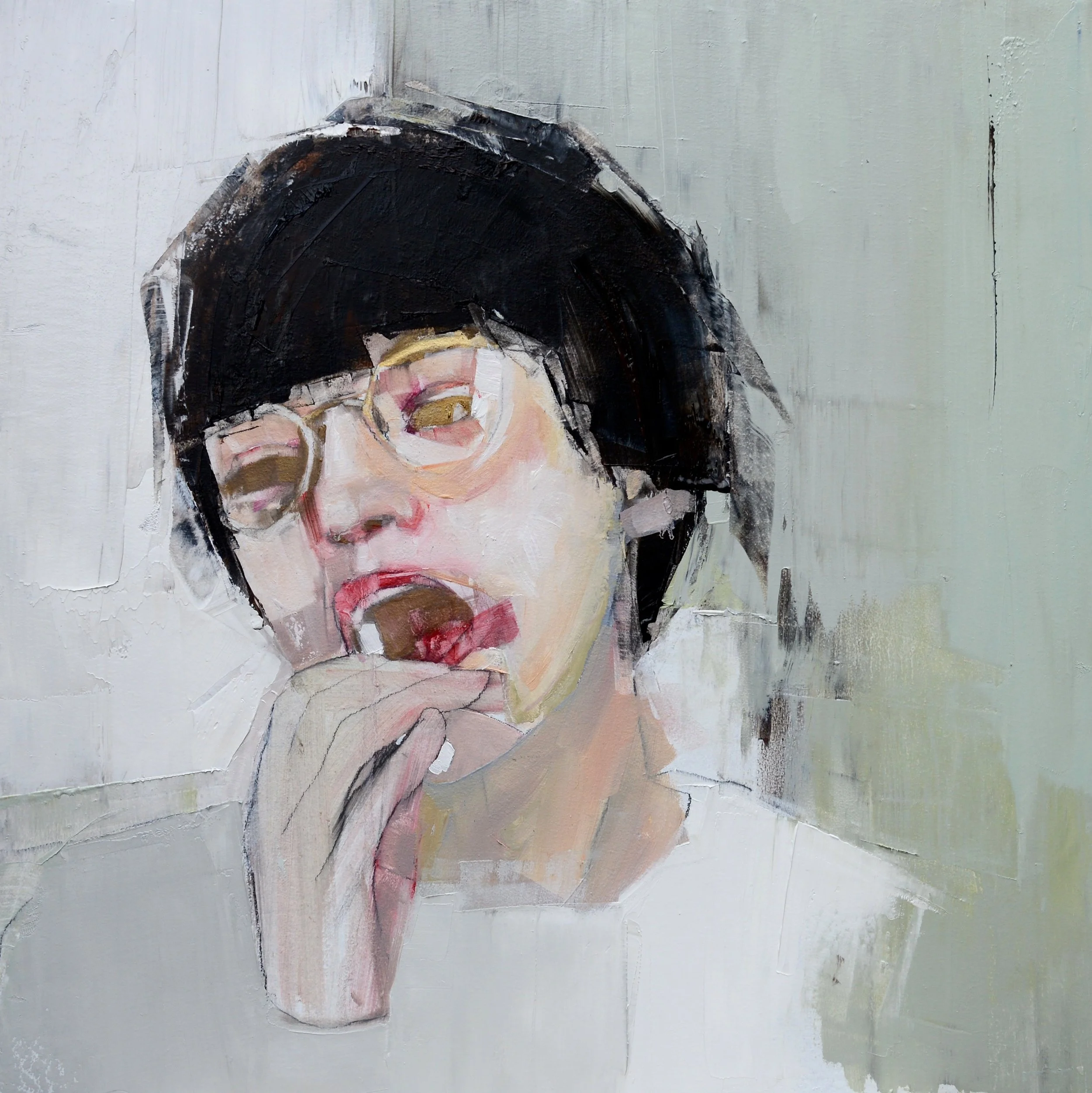 Girl Brushing