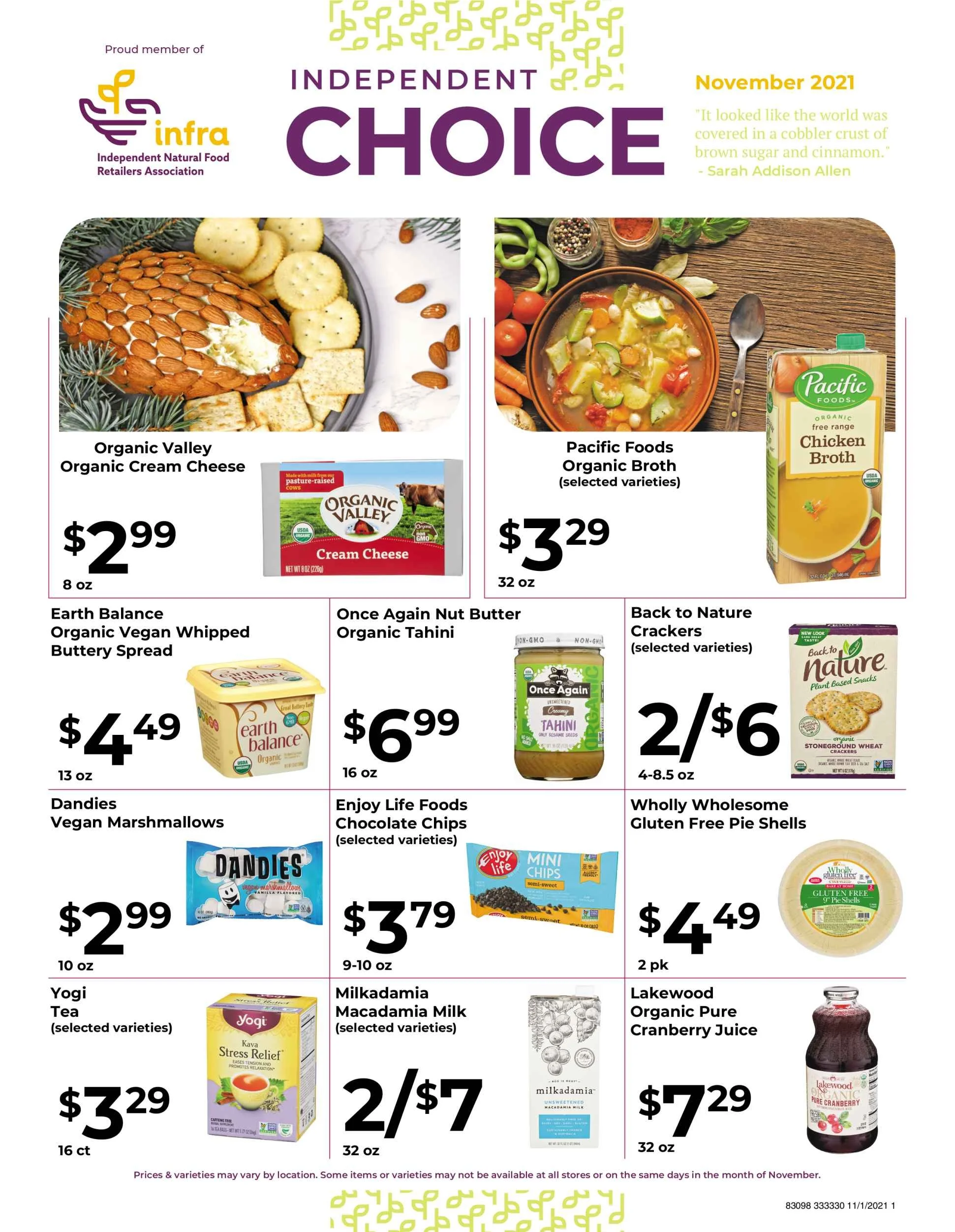 Monthly Sale Flyer - November 2021