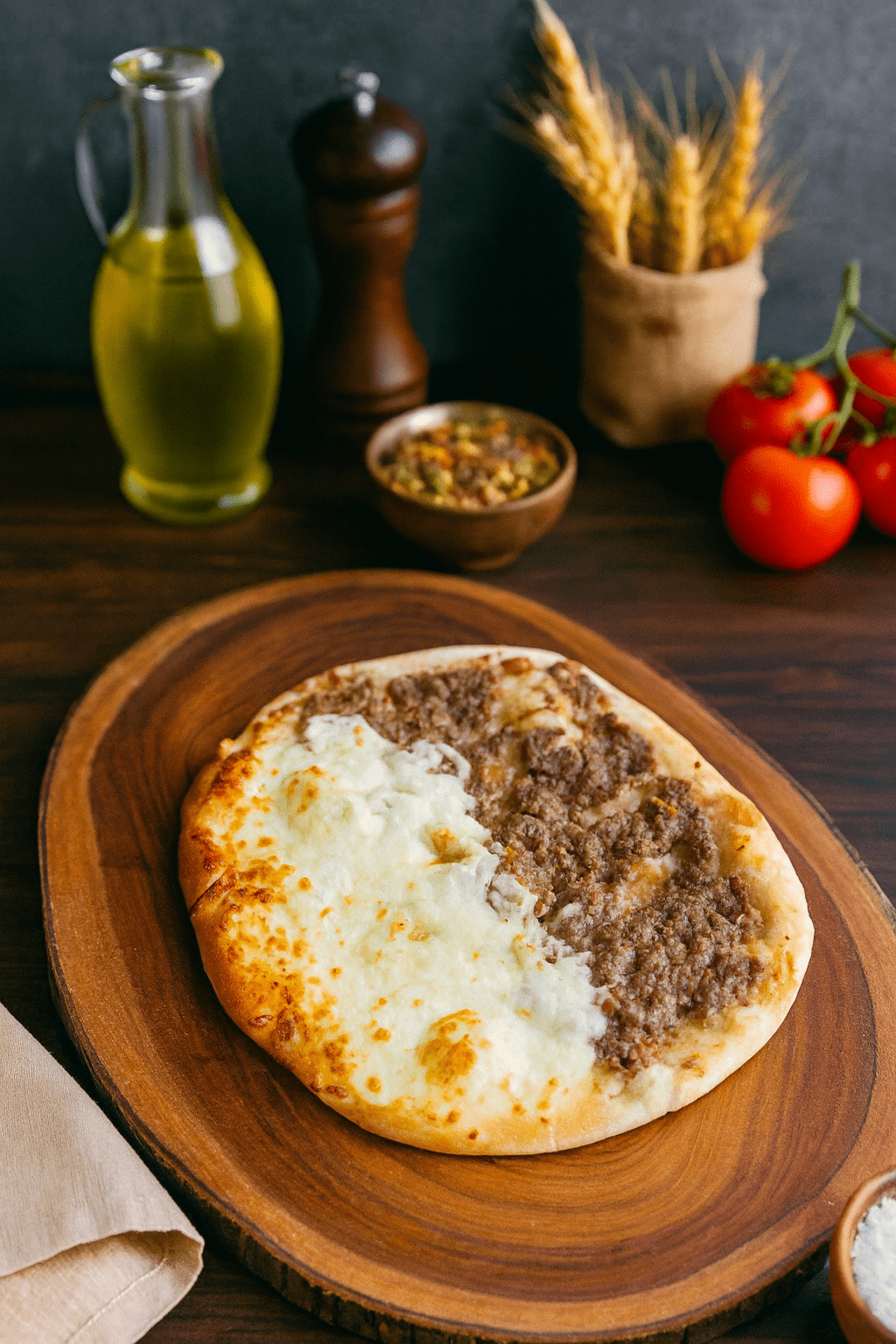 LAHM BE AJEEN & CHEESE