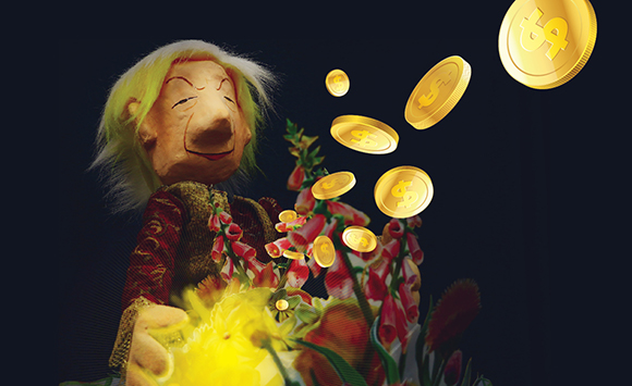 The above image is the poster of the King Midas’ puppet show.****