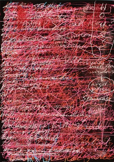 Image of a canvas from The Pram in the Hall series. Via Alice Instone .
