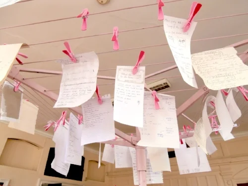 Laundry lists; lists as laundry. Via Alice Instone .