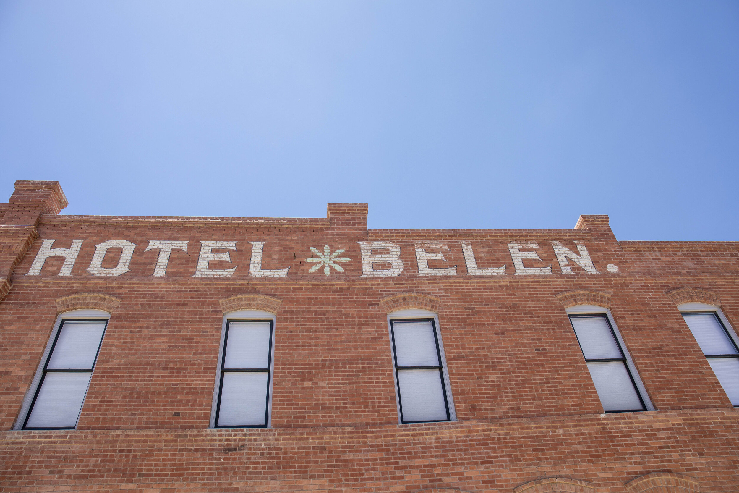 Hotel Belen on Becker Avenue is the headquarters for Through the Flower Art Space and also serves as a home and studio to artists Judy Chicago and Donald Woodman. Chicago and Woodman moved to Belen in 1996 and renovated the hotel for those purposes.