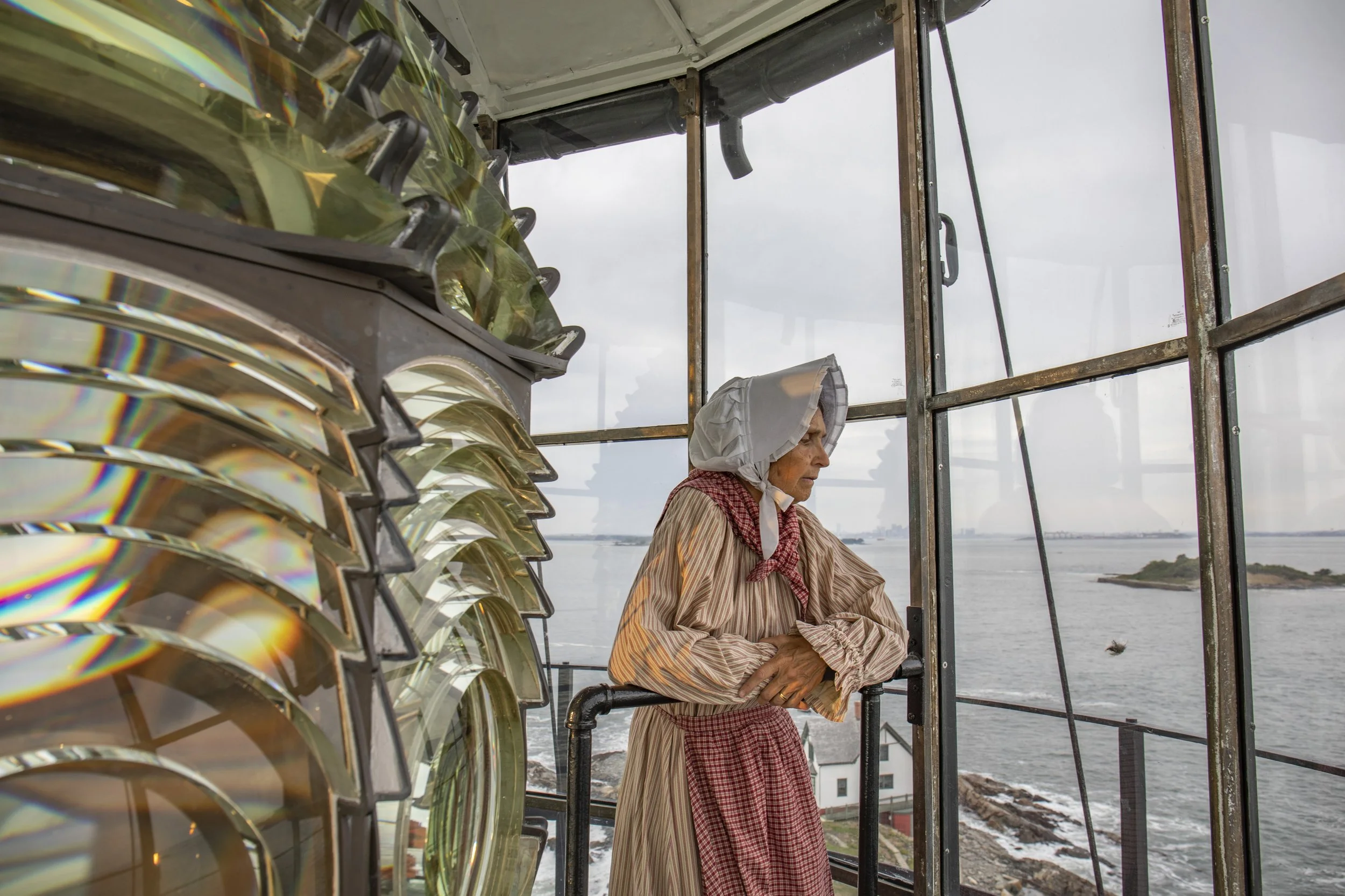  From the series: “A Lighthouse Keeper Hangs Up Her Bonnet.” 