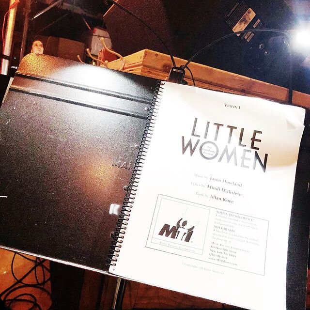 One of my favorite things about being a musician is discovering musicals that are unfamiliar to me. There is some absolutely beautiful music in this one. One more show tomorrow. It&rsquo;s been a great week! &bull;
&bull;
&bull;
#violinist #musicals 