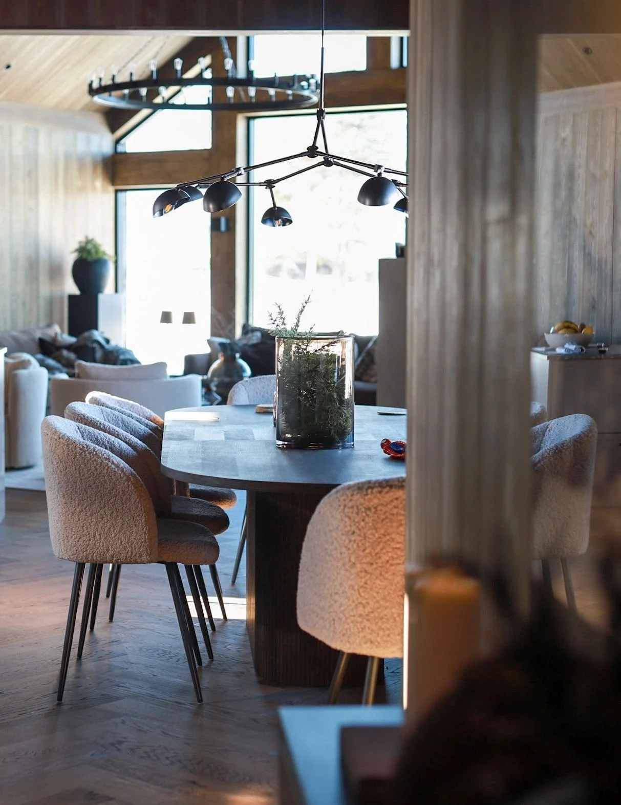 Fjellhytte spisestue