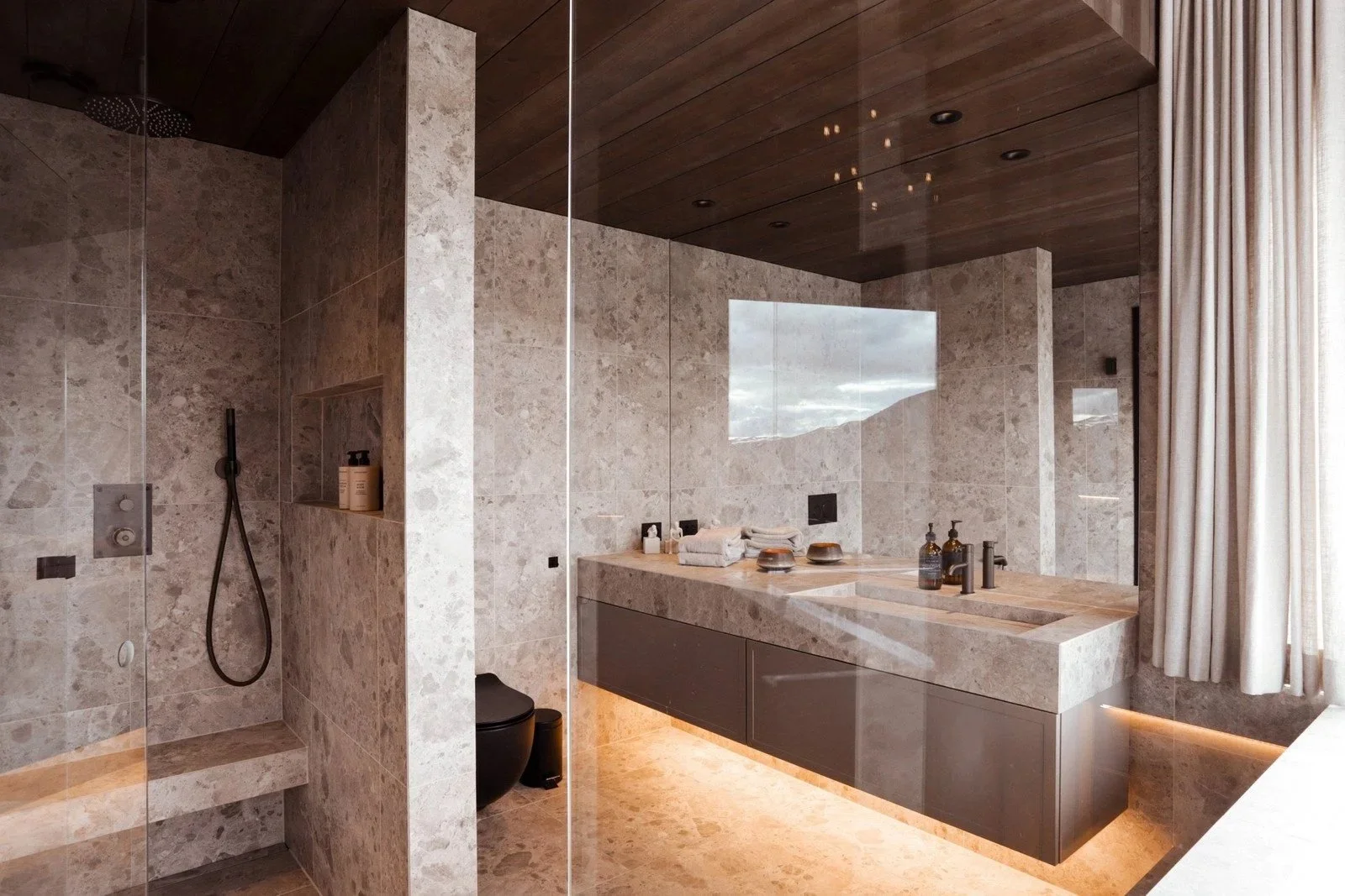 Fjellhytte baderom Interiørdesign