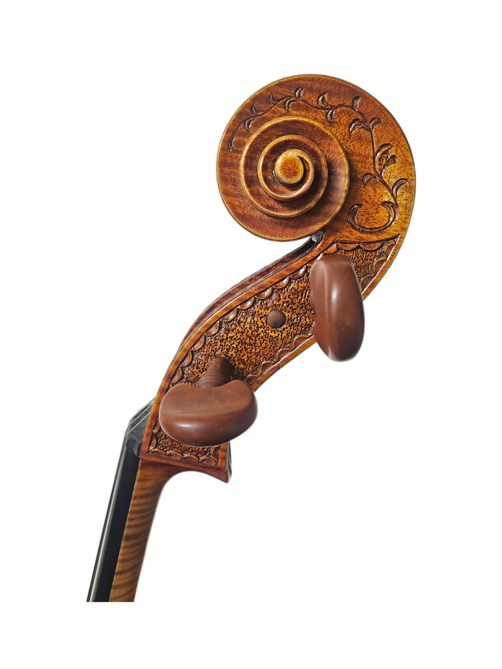 Riedl German 1994 Cello Scroll.png