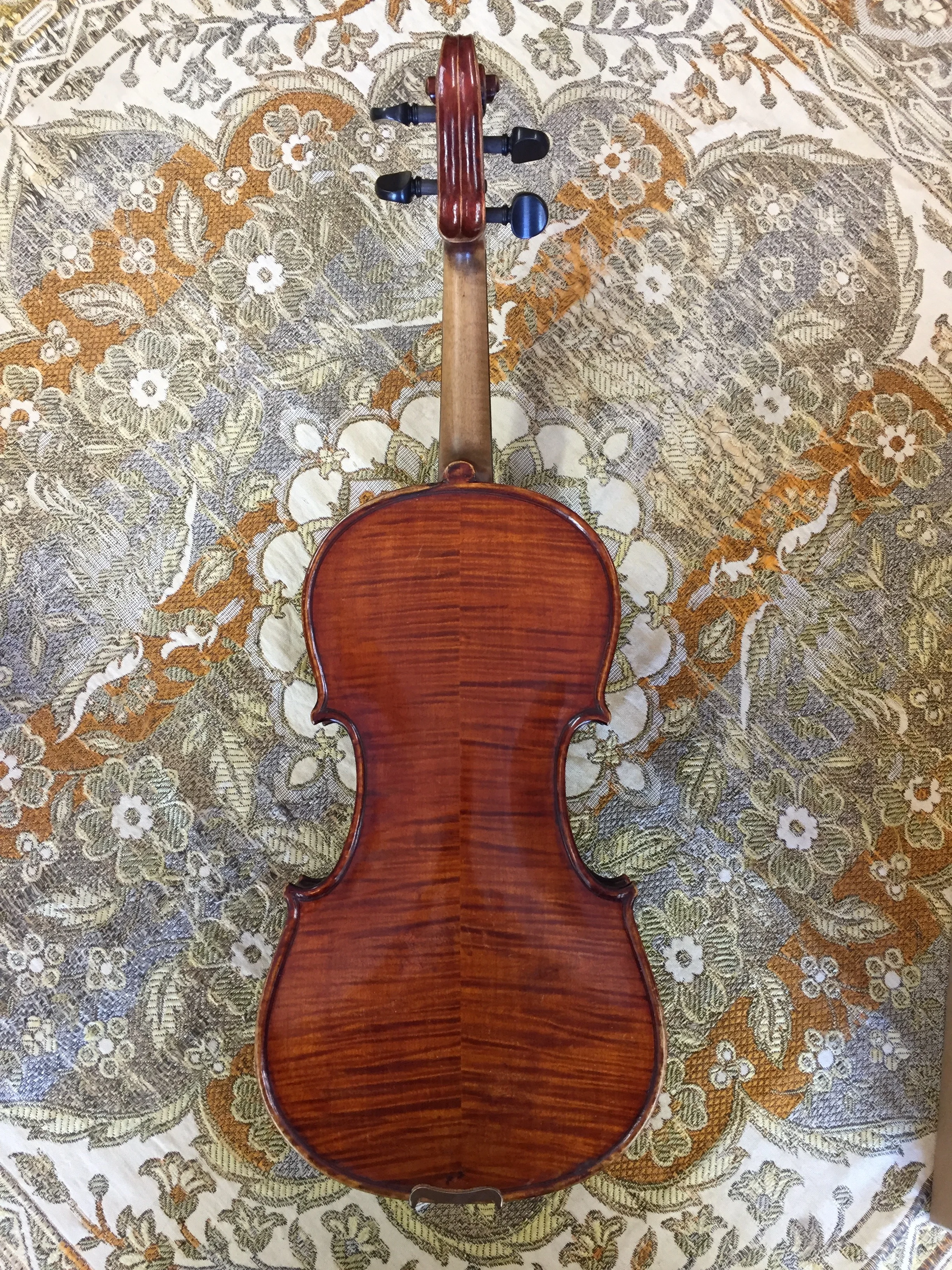 Tulsa Strings Violin Shop - L.B. Ross Dallas, TX 1930s Violin Back.jpg