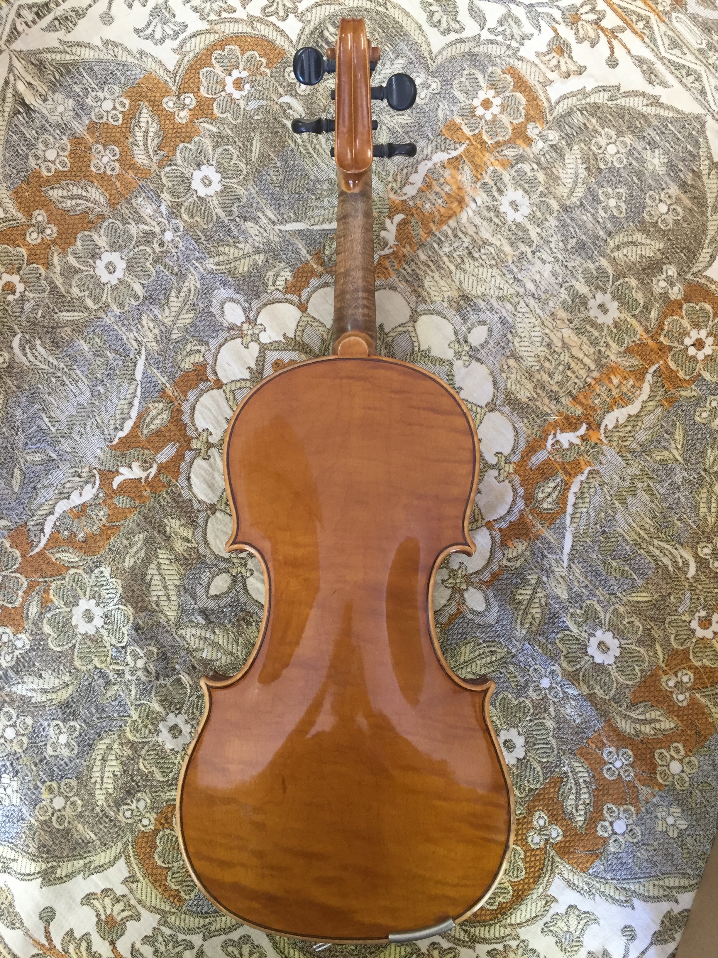 Tulsa Strings Violin Shop - c.1900 Nicolo Amati Copy Germany Violin Back.jpg