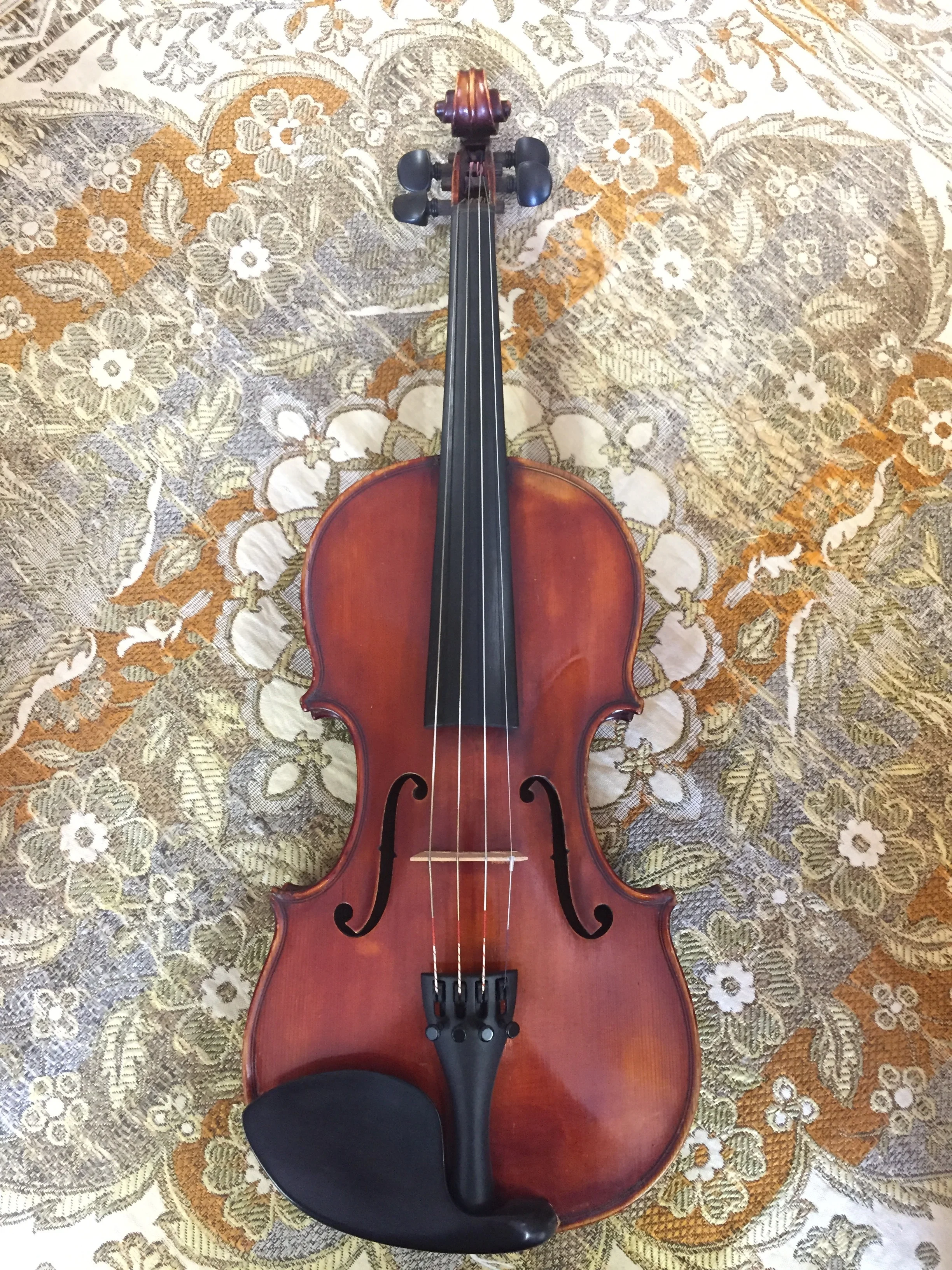Tulsa Strings Violin Shop -American Made Violin C. 1930s  Violin Top.JPG