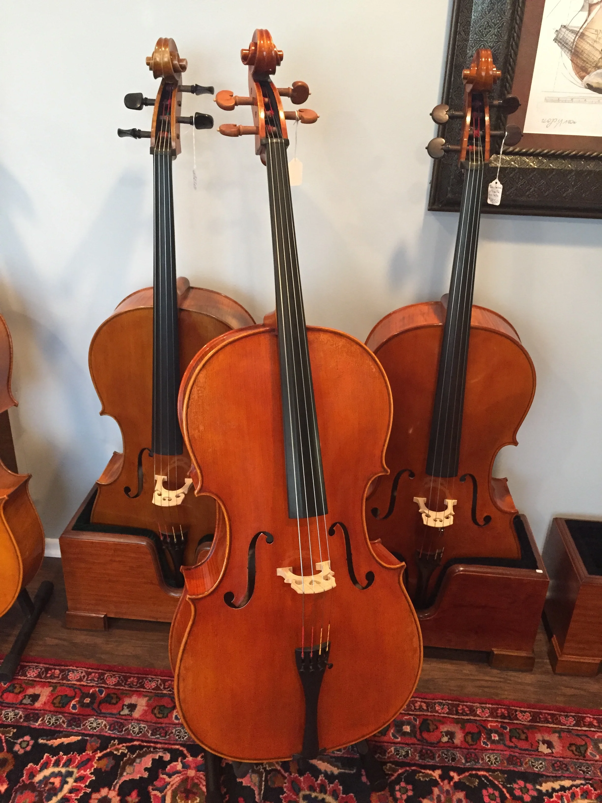 Tulsa Strings Violin Shop - Jonathan Li  503 Cello Top..JPG