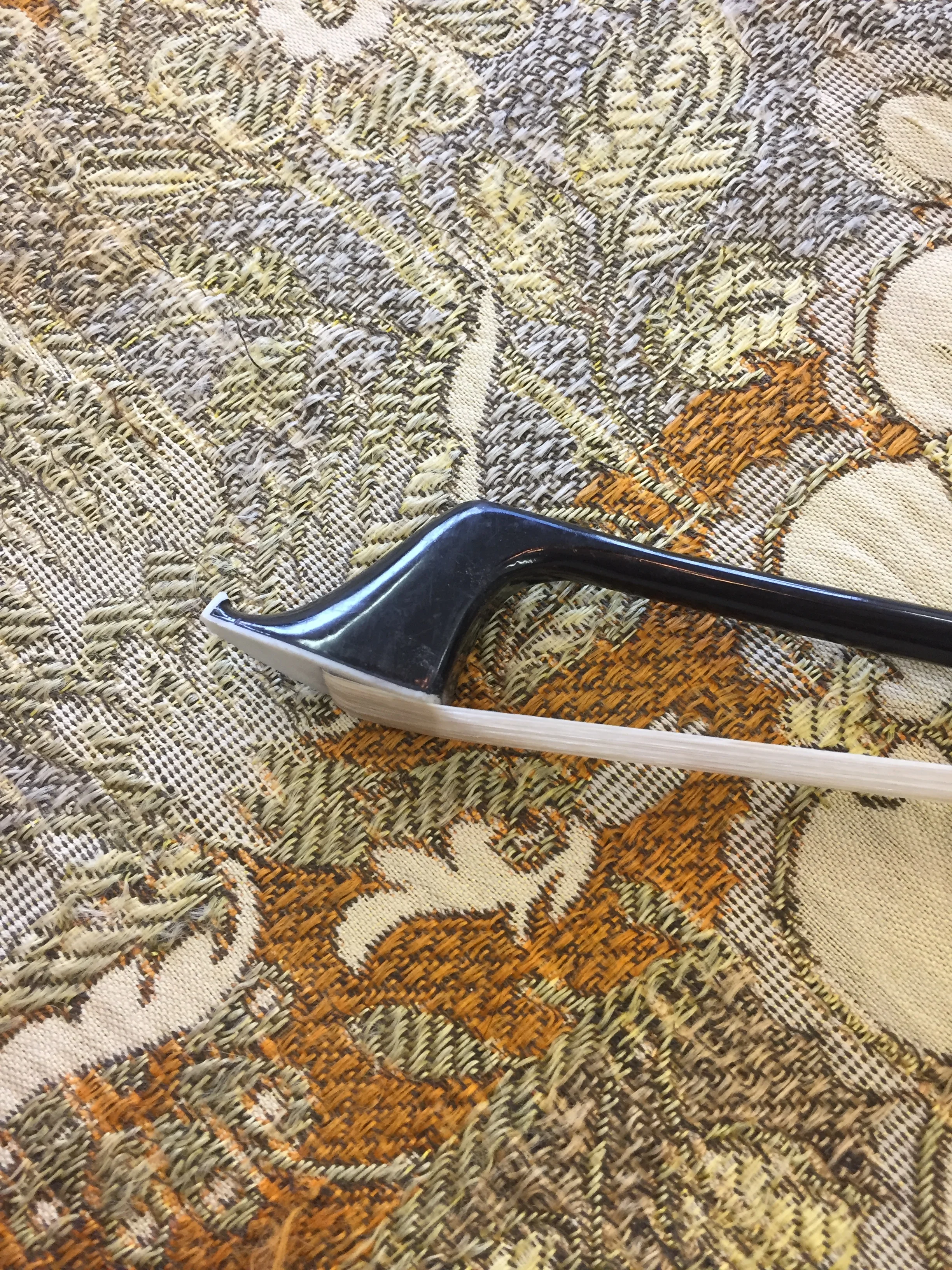 Tulsa Strings Violin Shop - Fiberglass Student German Bass Bow Tip.JPG