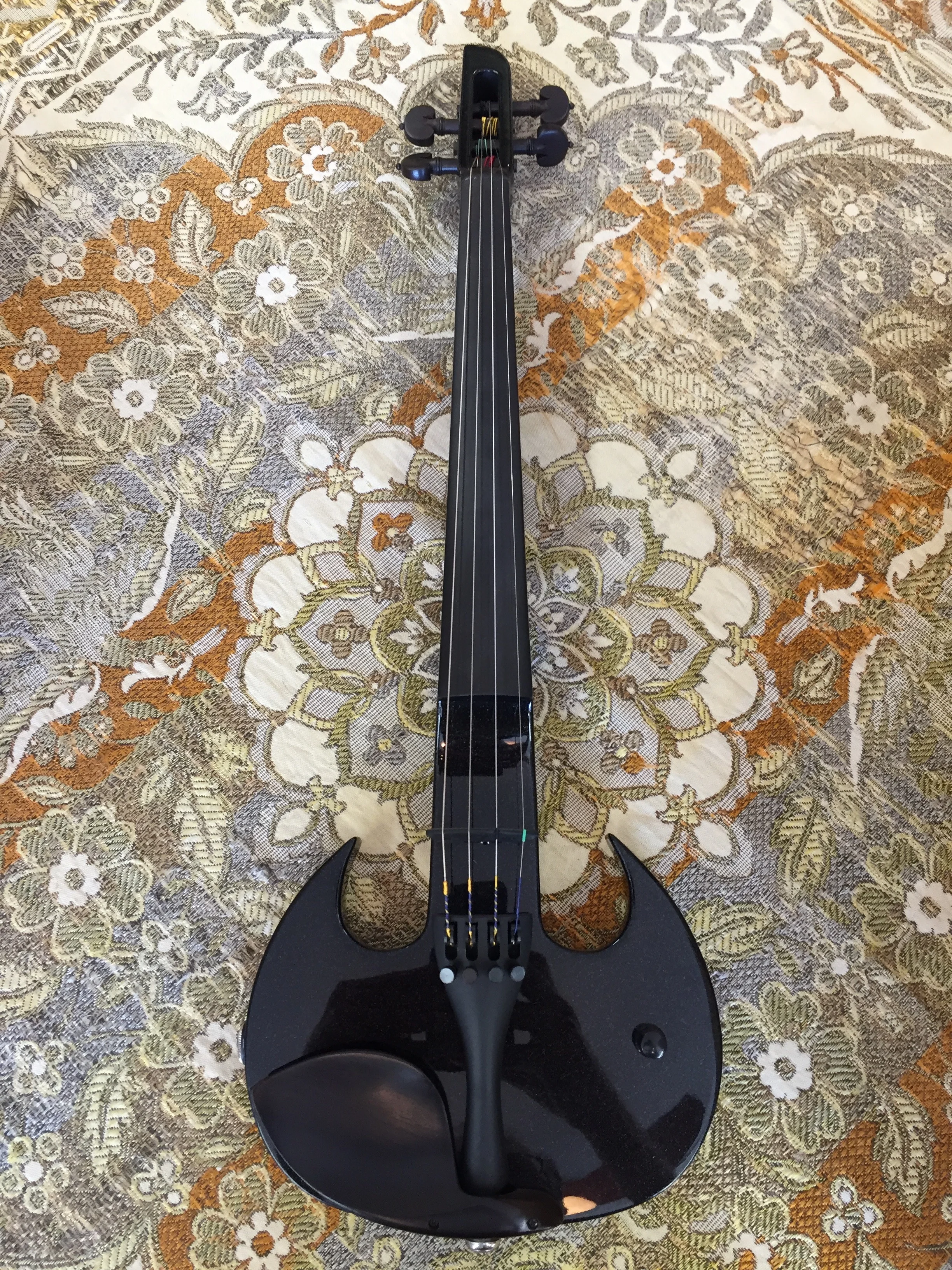 Tulsa Strings Violin Shop -Mark Wood Stingray 4 String Electric Violin Top.jpg