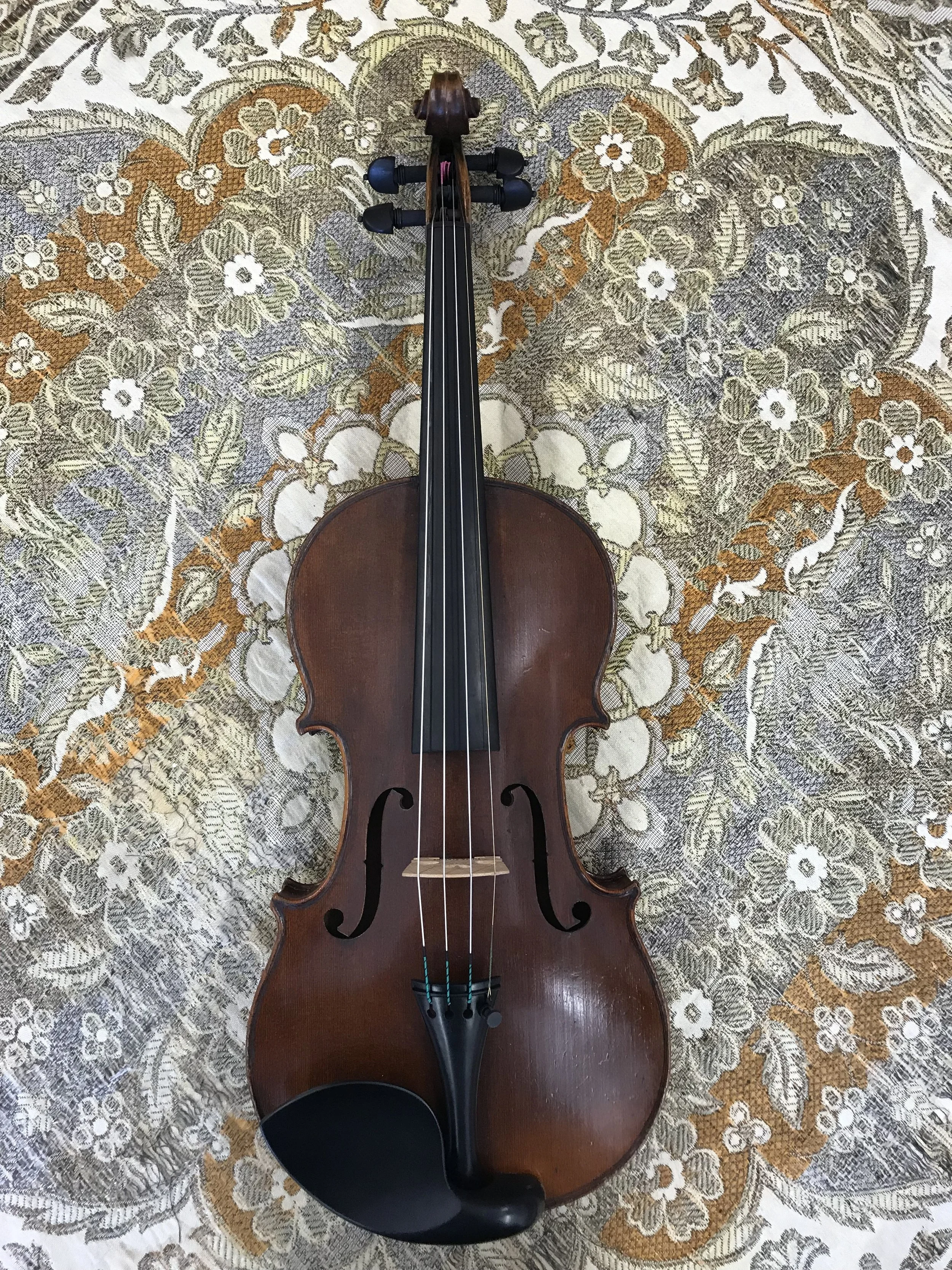 Tulsa Strings Violin Shop - 1850's French Violin Labeled Nicalausse Top.jpg