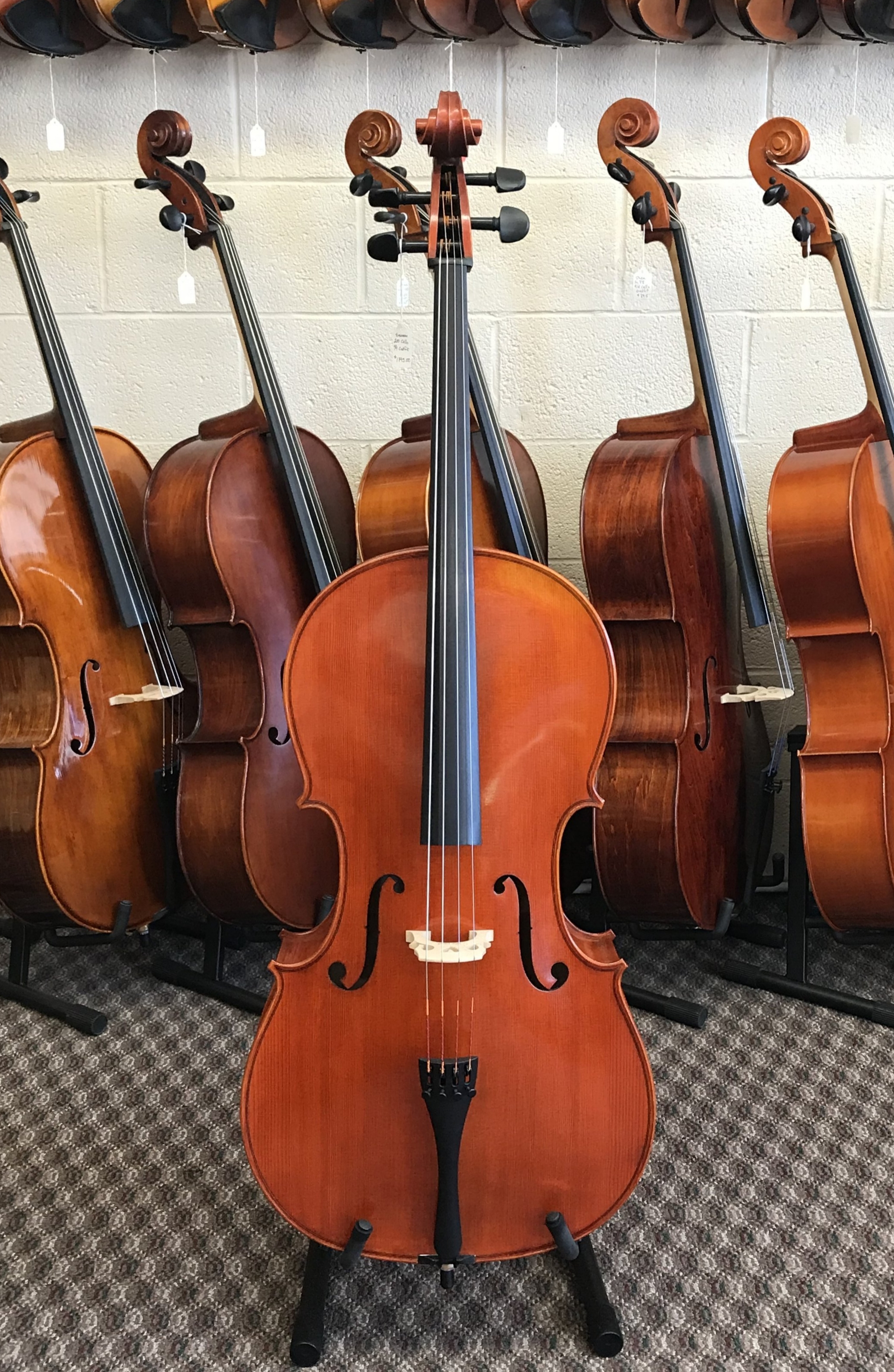 Tulsa Strings Violin Shop - 4:4 Eastman 200 Cello Top.jpg