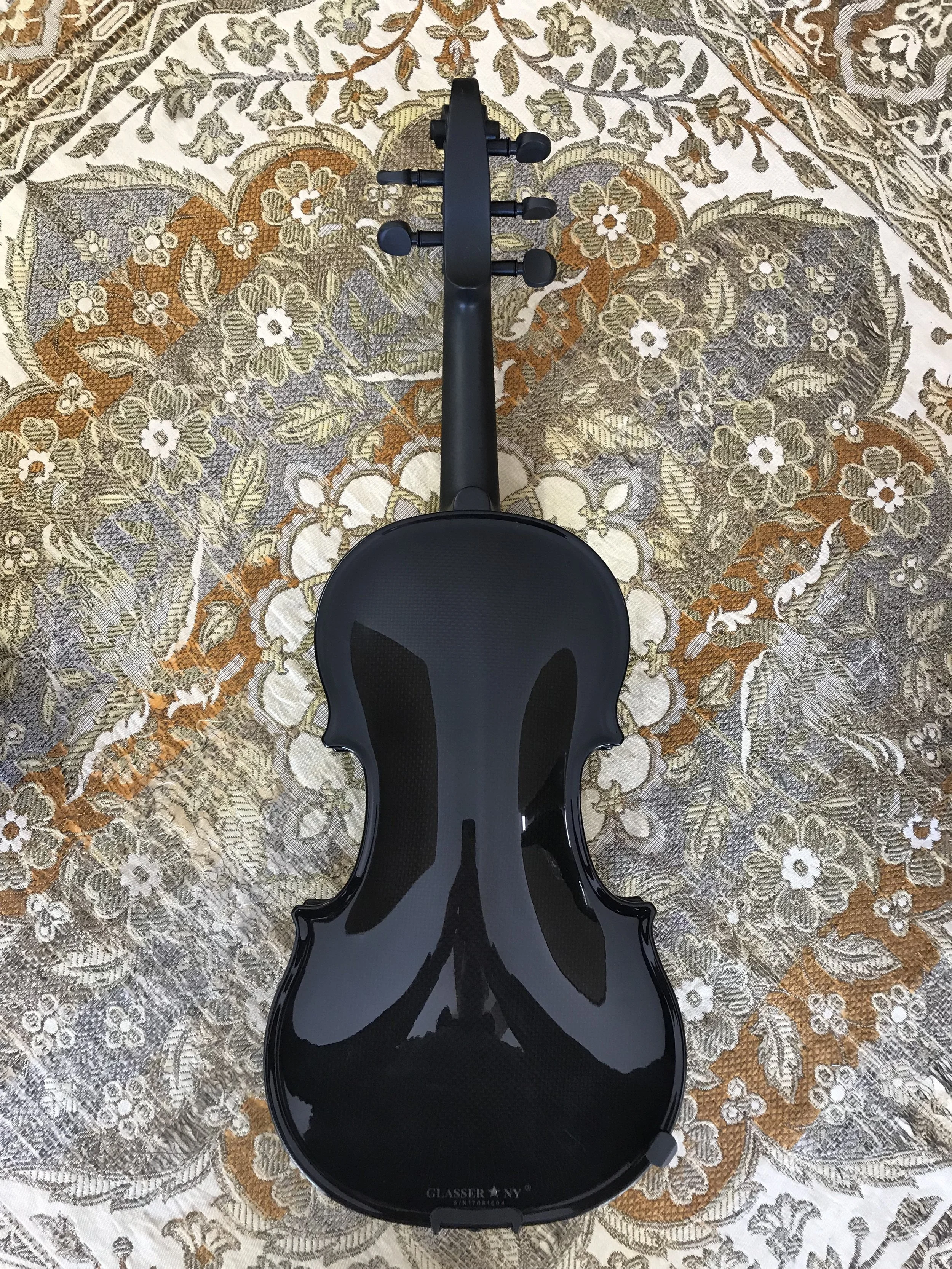 Tulsa Strings Violin Shop - Glasser NY Carbon Composite Acoustic:Electric 5-String Violin Back.jpg