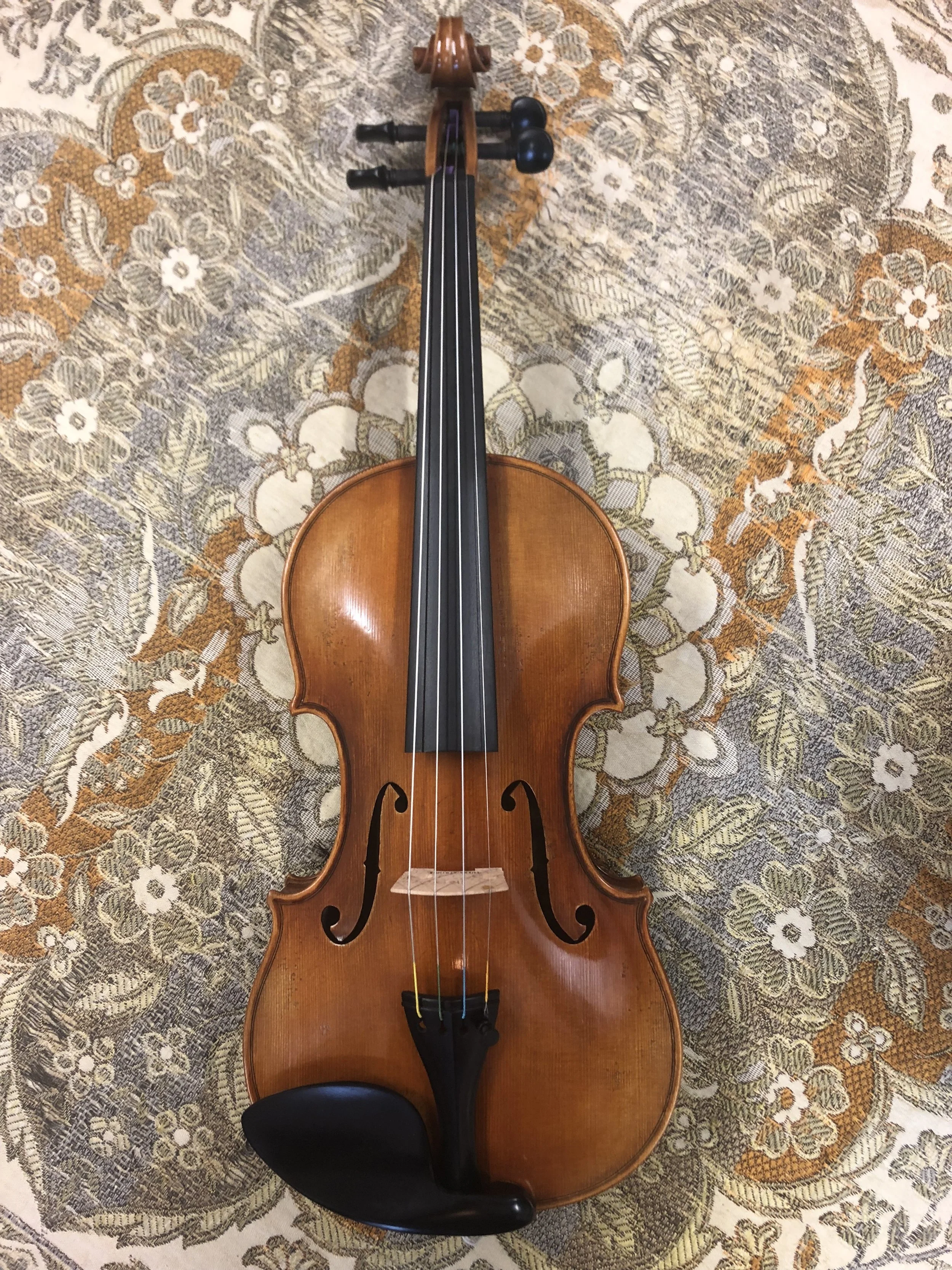 Tulsa Strings Violin Shop -Camillo Callegari Guarneri Model Violin Top.jpg