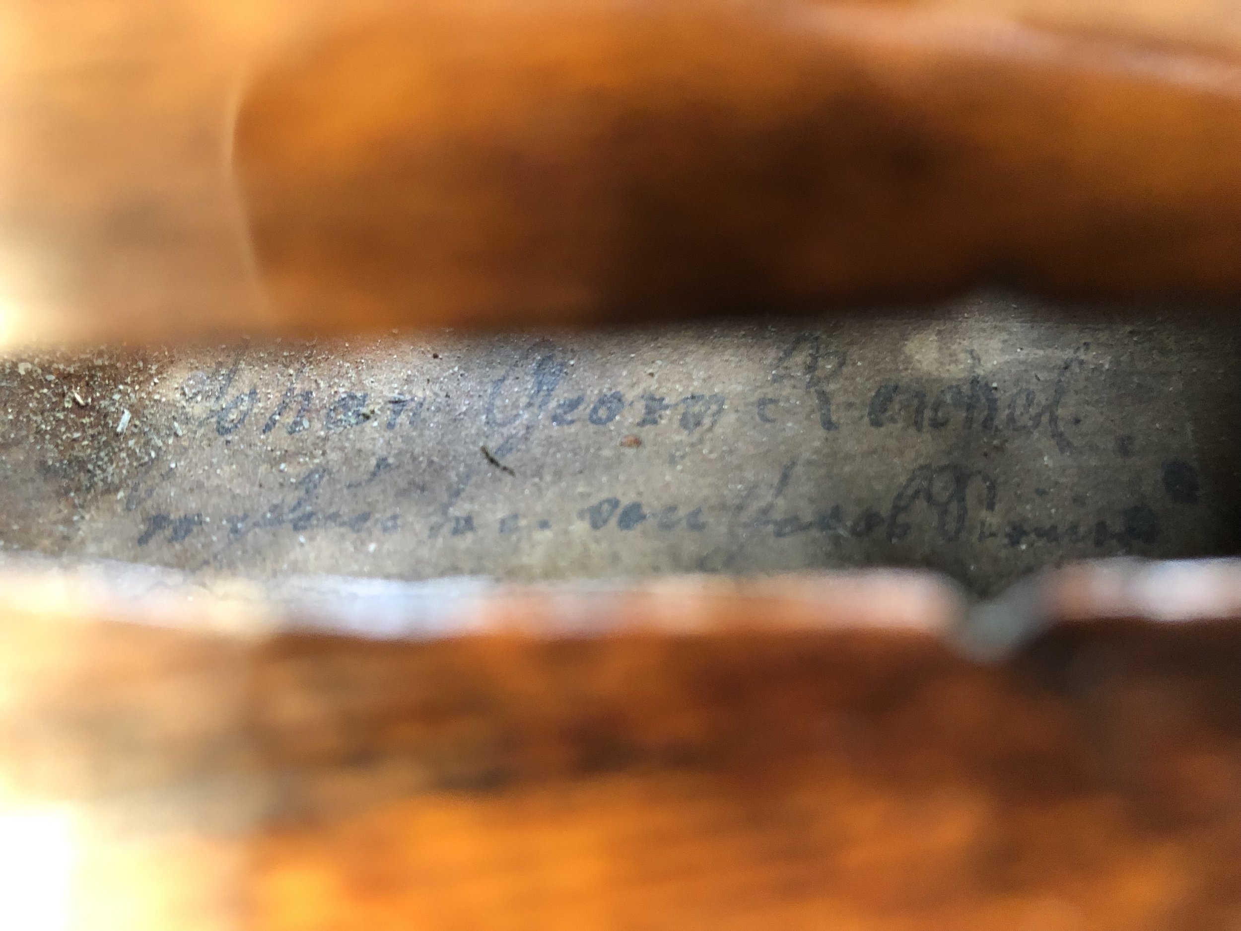 Tulsa Strings Violin Shop - Johann Georg Reichel c. 1690 Violin Label.jpg