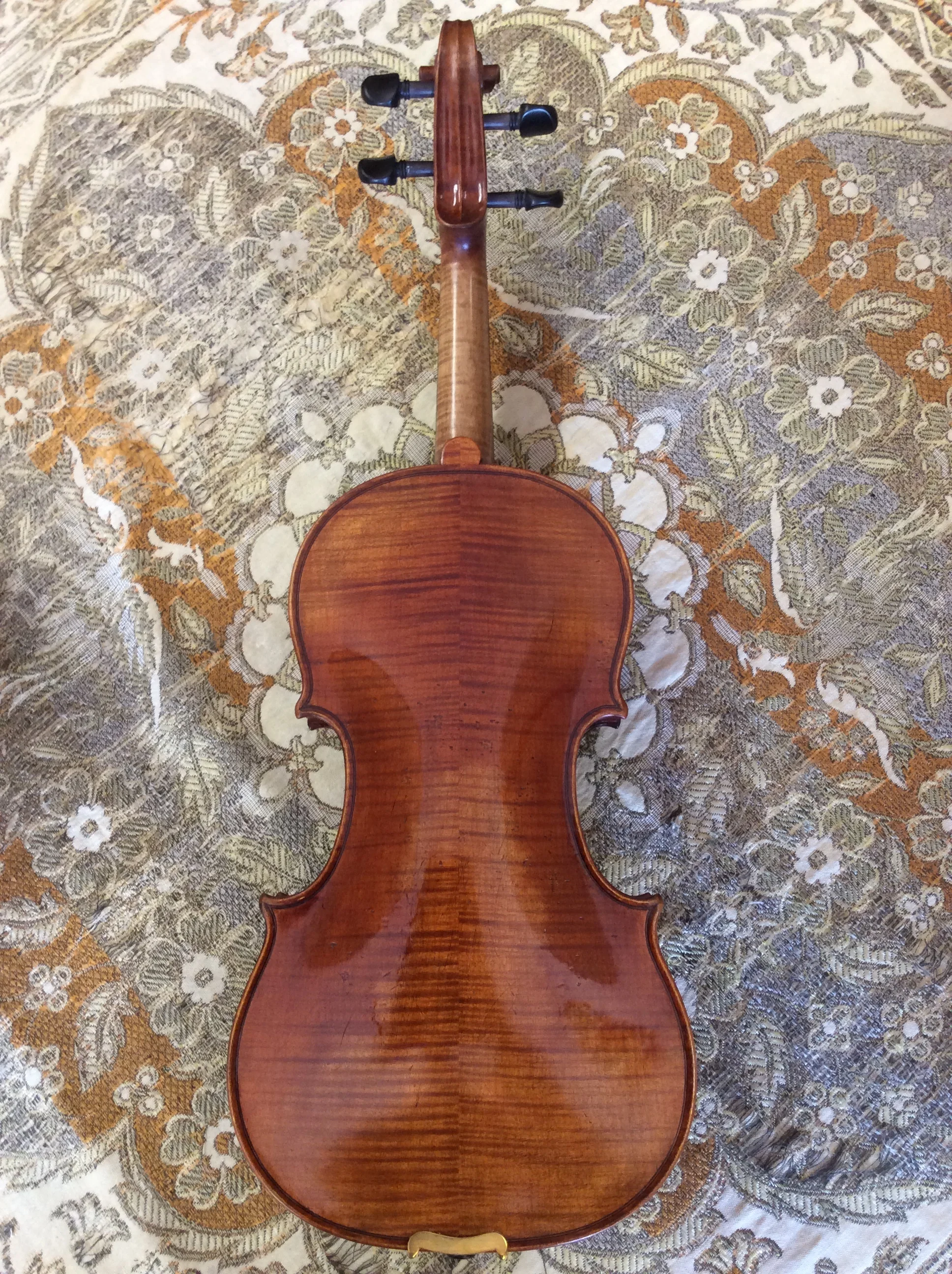 Tulsa Strings Violin Shop - Ettore Callegari Amati Model 2019 Back.jpg