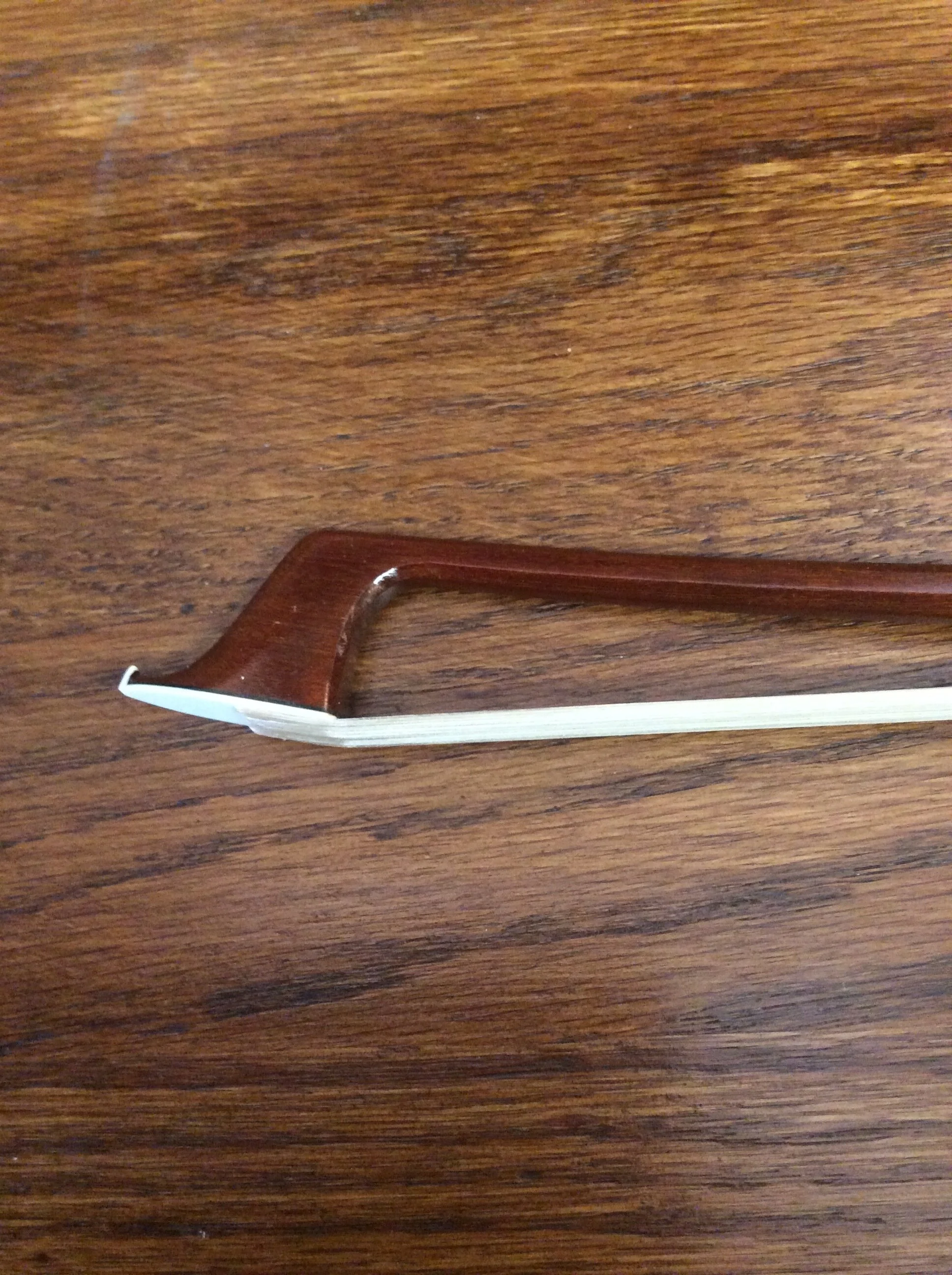 Tulsa Strings Violin Shop - V. Schaeffer Silver Cello Bow Tip.JPG