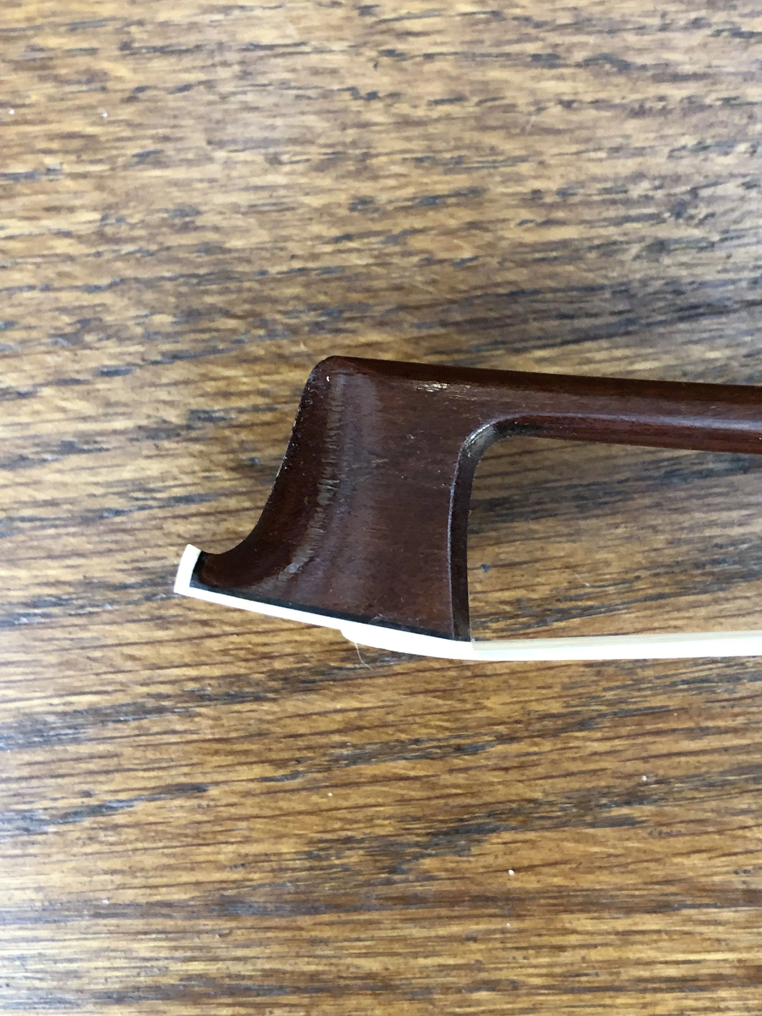Tulsa Strings Violin Shop - John Bolander Violin Bow Tip 2.JPG