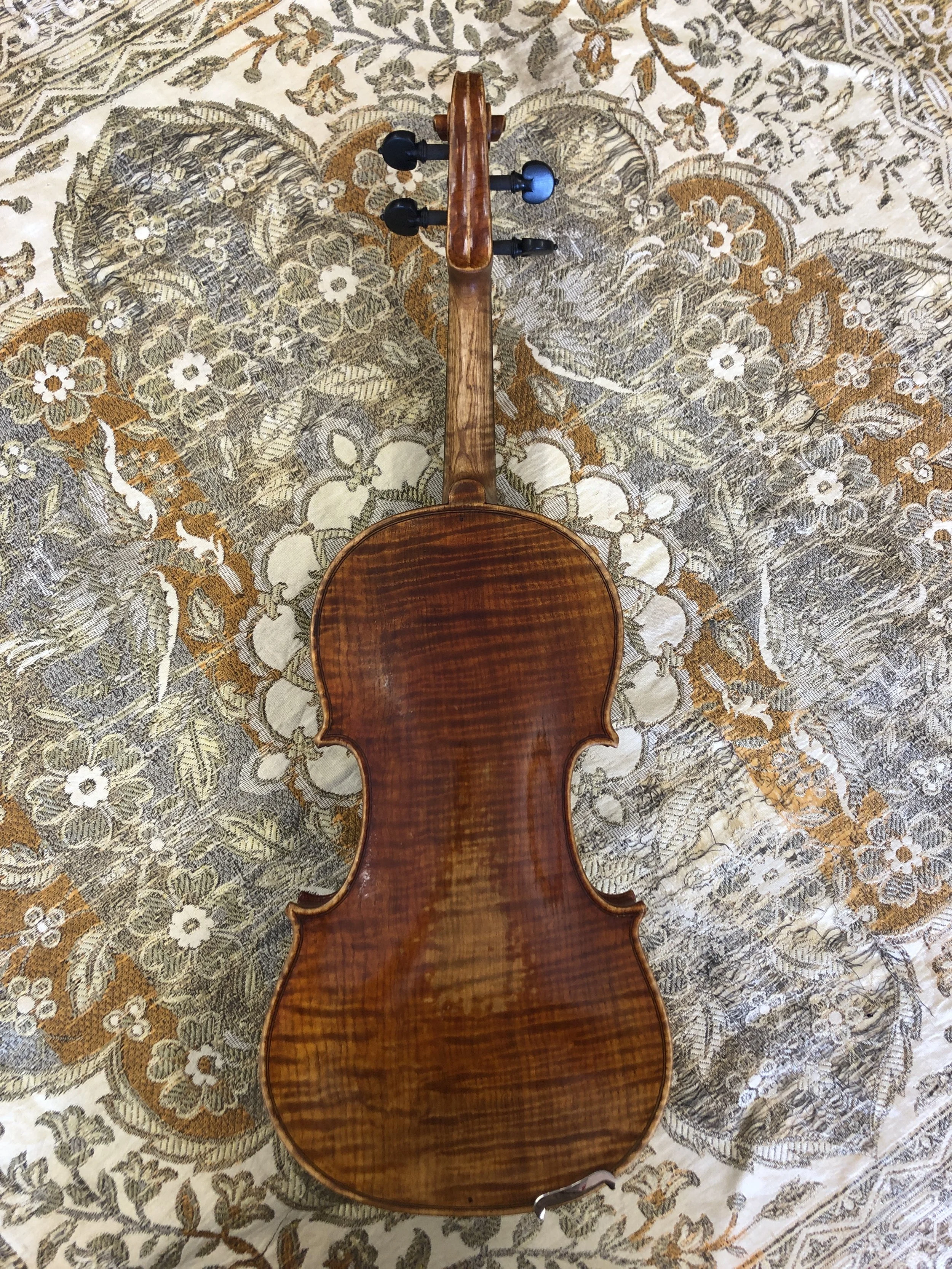 Tuisa Strings Violin Shop -Jay Haide L'Ancienne Strad Model Violin Back.JPG