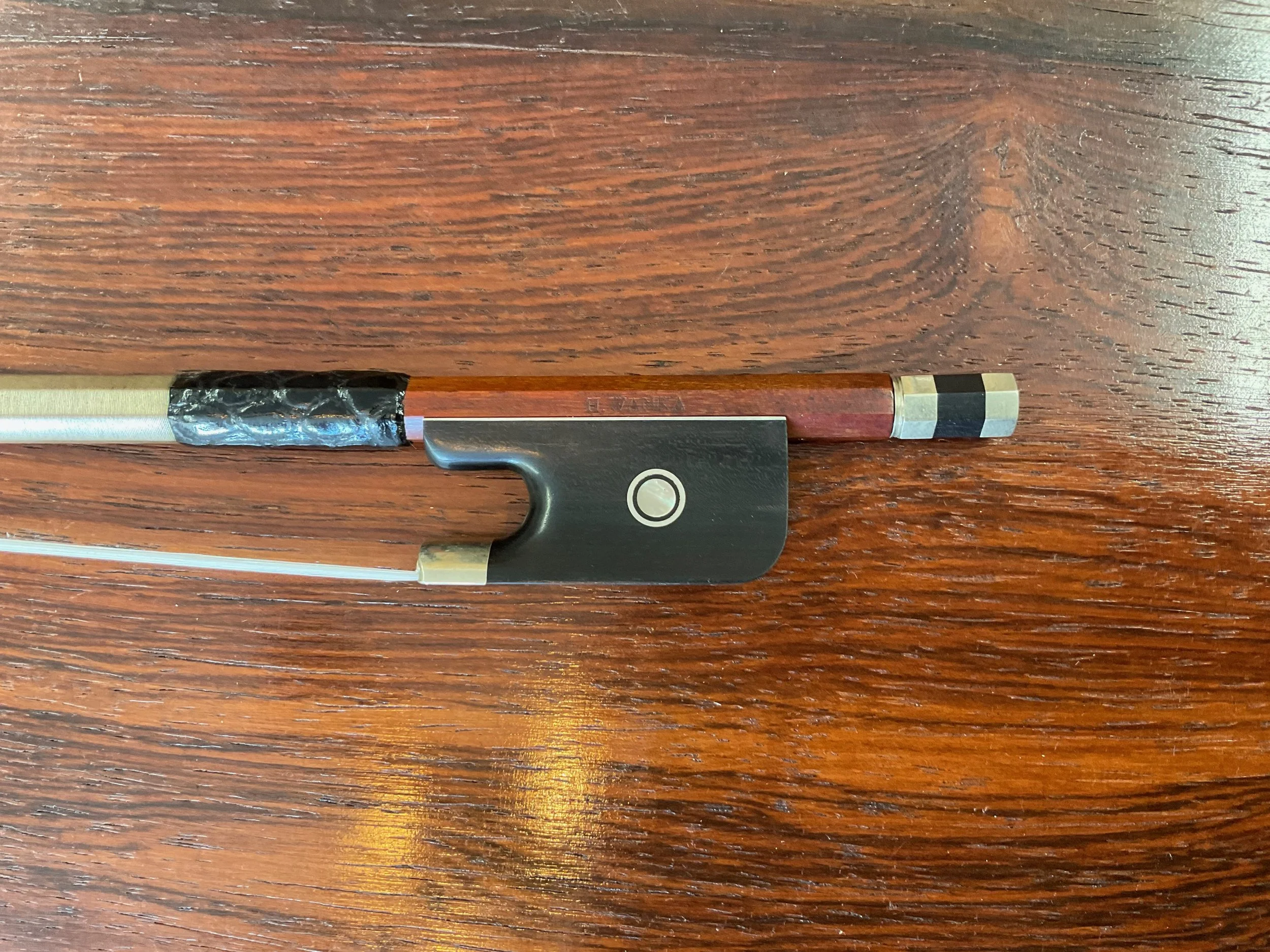 Tulsa Strings Violin Shop - Herbert Wanka Viola Bow Frog.jpeg