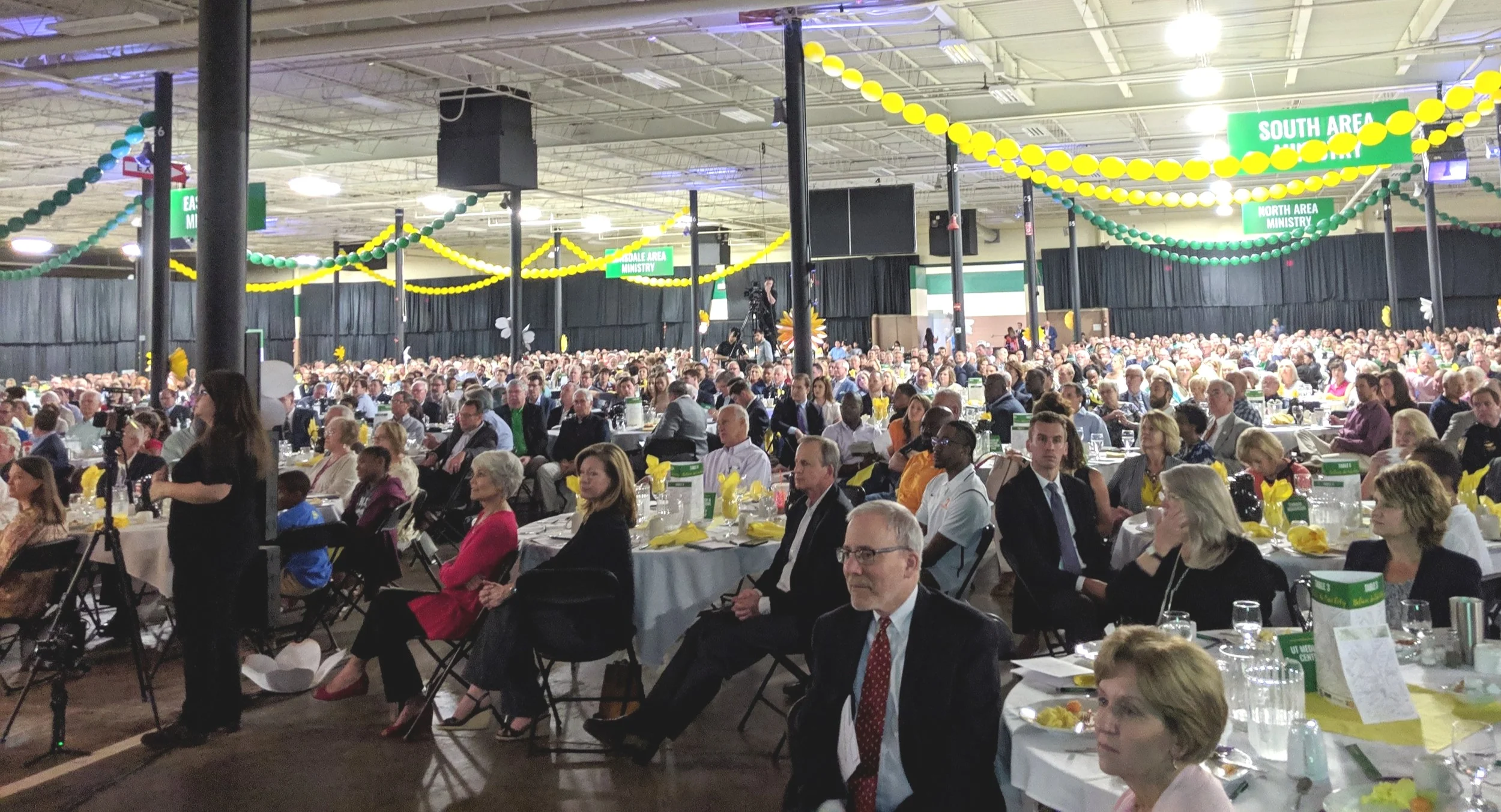 Nearly 1,900 guests attended the Emerald Youth Breakfast at the Knoxville Expo Center on May 3 and heard about the Health Center to open in Lonsdale.