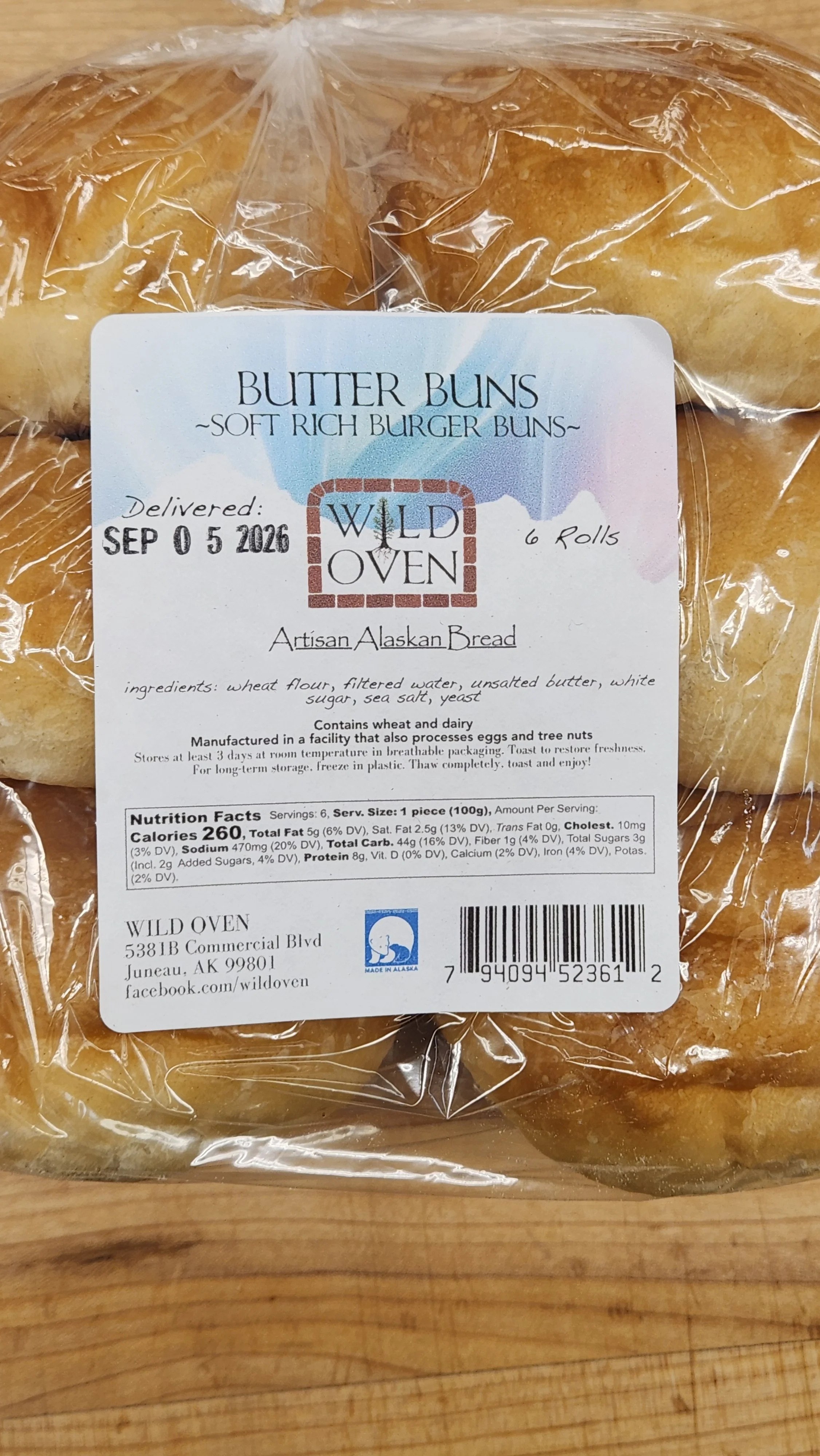 Frozen Butter Buns