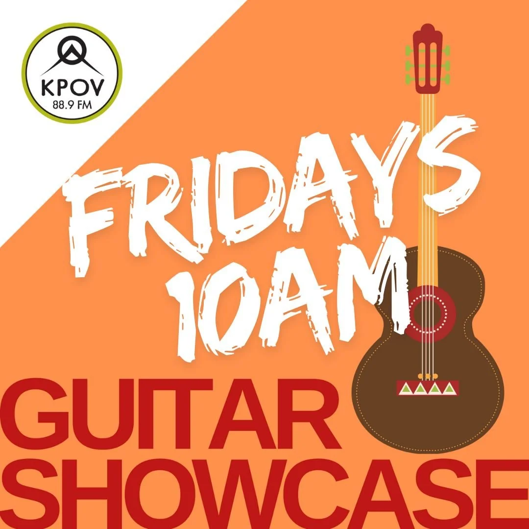 Jim Burns is back on the air at KPOV. 🎸
Guitar Showcase - now on Fridays at 10am - explores every guitar style, from Atkins to Allman, SZabo to Zappa, and everyone in between. 

📻 88.9FM
🎧 kpov.org
📱 Get the app at kpov.org/app.