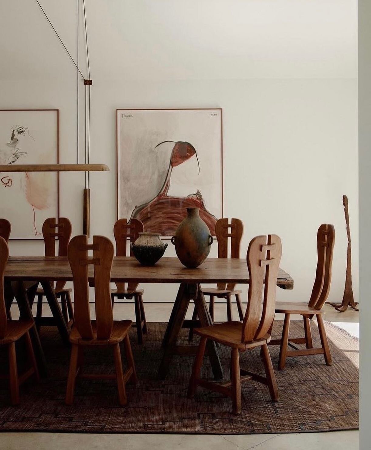 Inspiration ~ Brutalist Style Dining Chairs