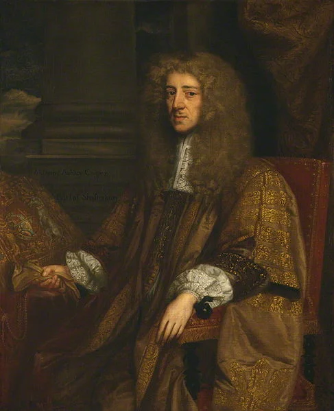 [Lord Ashley- Proprietor of Carolina to King Charles II- Photo courtesy of National Portrait Gallery )