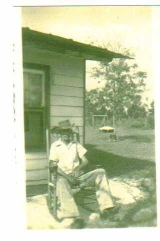 John Hall at home