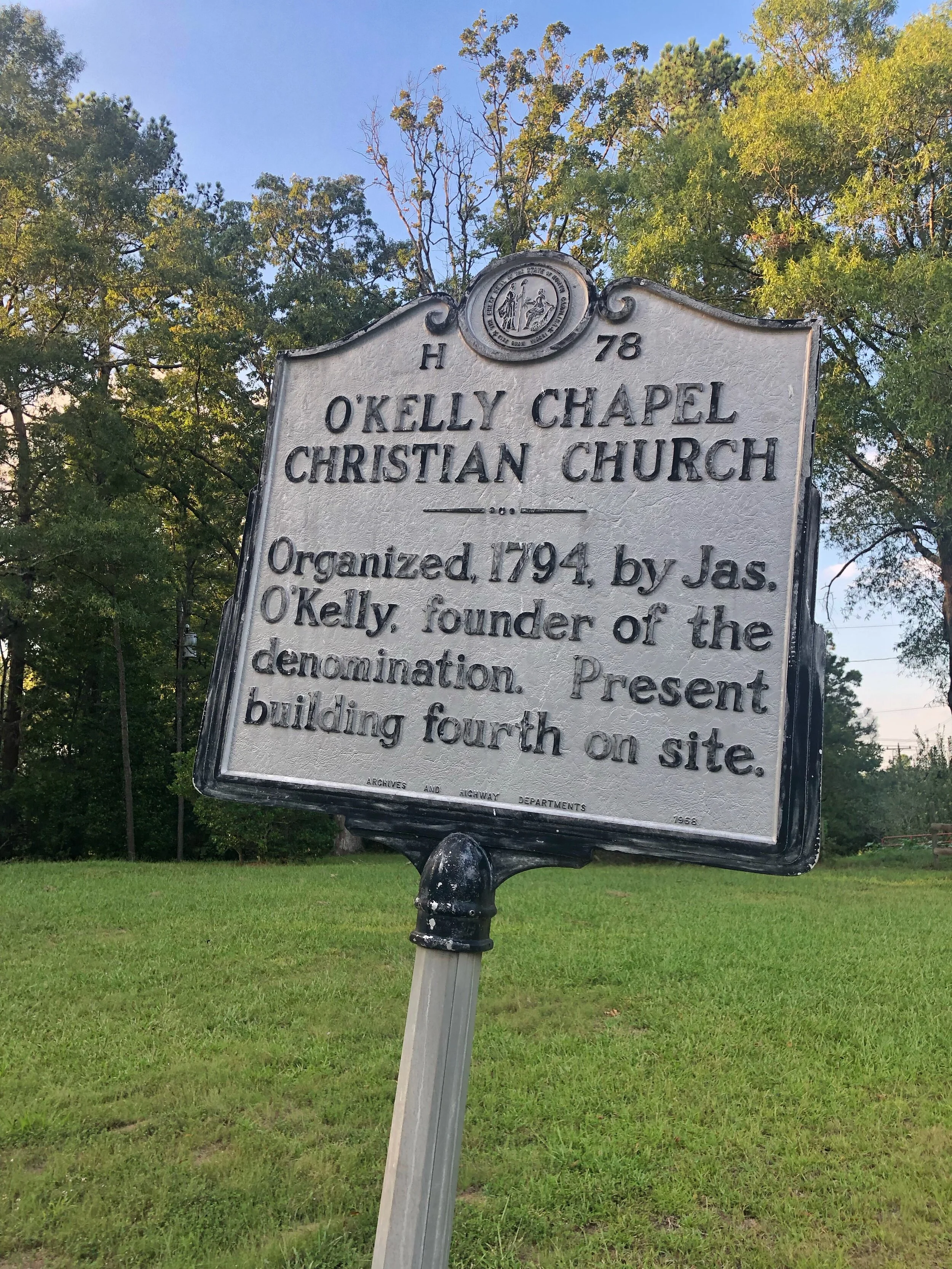 O'Kelly’s Chapel — The South