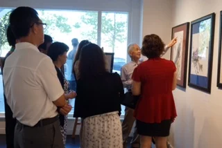 Wei Li's "Spiritual Garden" Painting Exhibition in Vancouver
