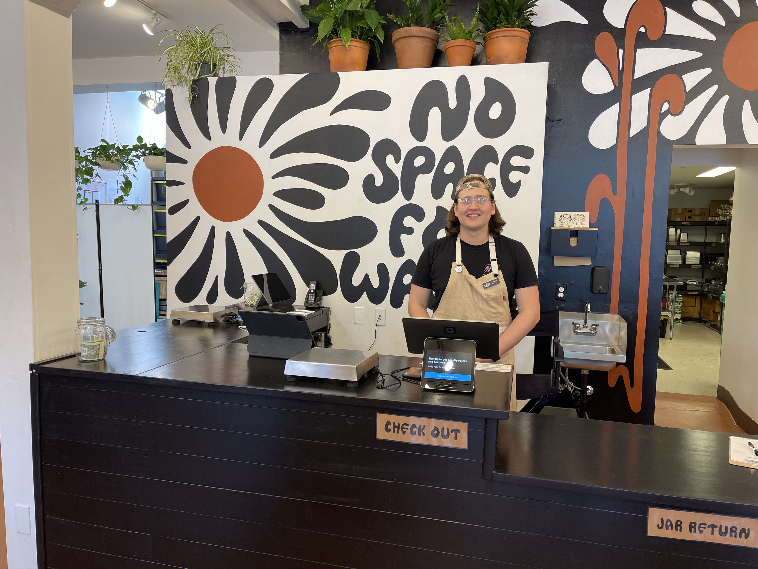Meet Howdy, a very knowledgeable and extremely nice worker at The Realm Refillery. Image: Dan Meyers