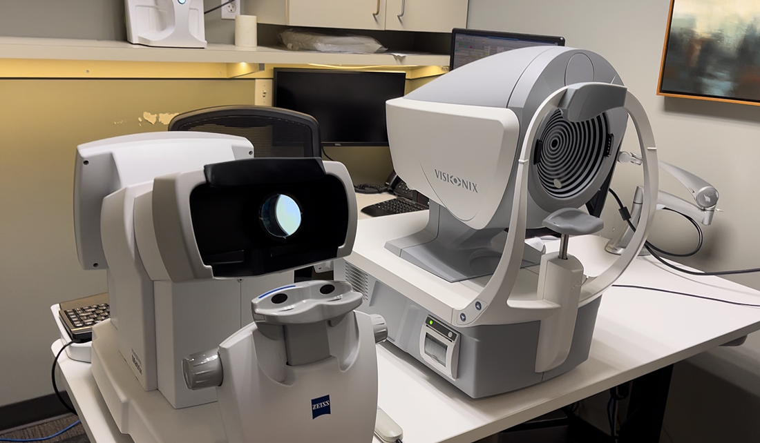  The diagnostic equipment at Eyes on Broadway is a continual investment point ensuring the best possible service.  Image: Eyesonbroadway.com 
