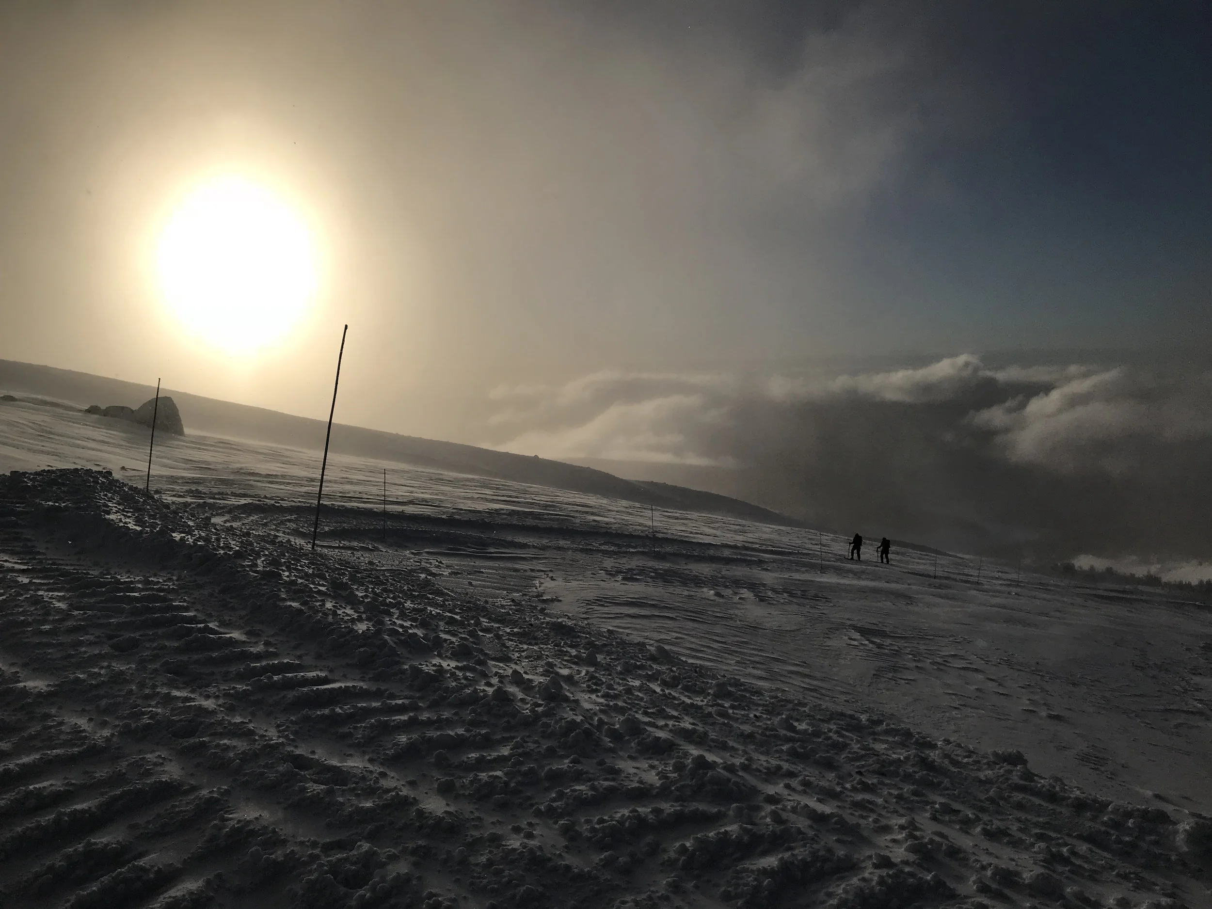  This was the beauty we woke up to the other morning. Above the clouds, climbers in the distance. Amazing. Image Courtesy: Dan Meyers 