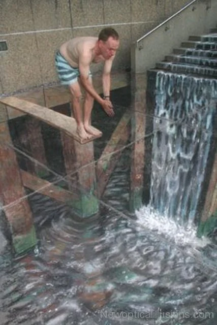 Take a dive! Image Courtesy: NewOpticalIllusions.com