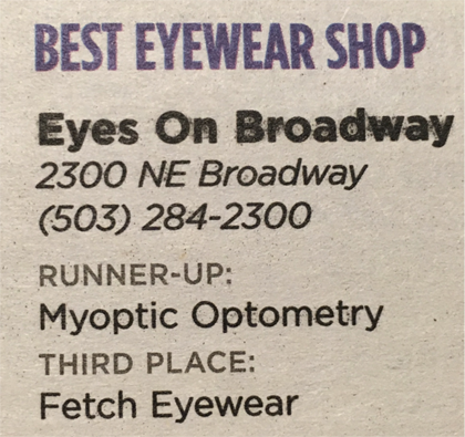  Our winner note in the Willammetee Weekly! Image Courtesy: Phil Johnston 