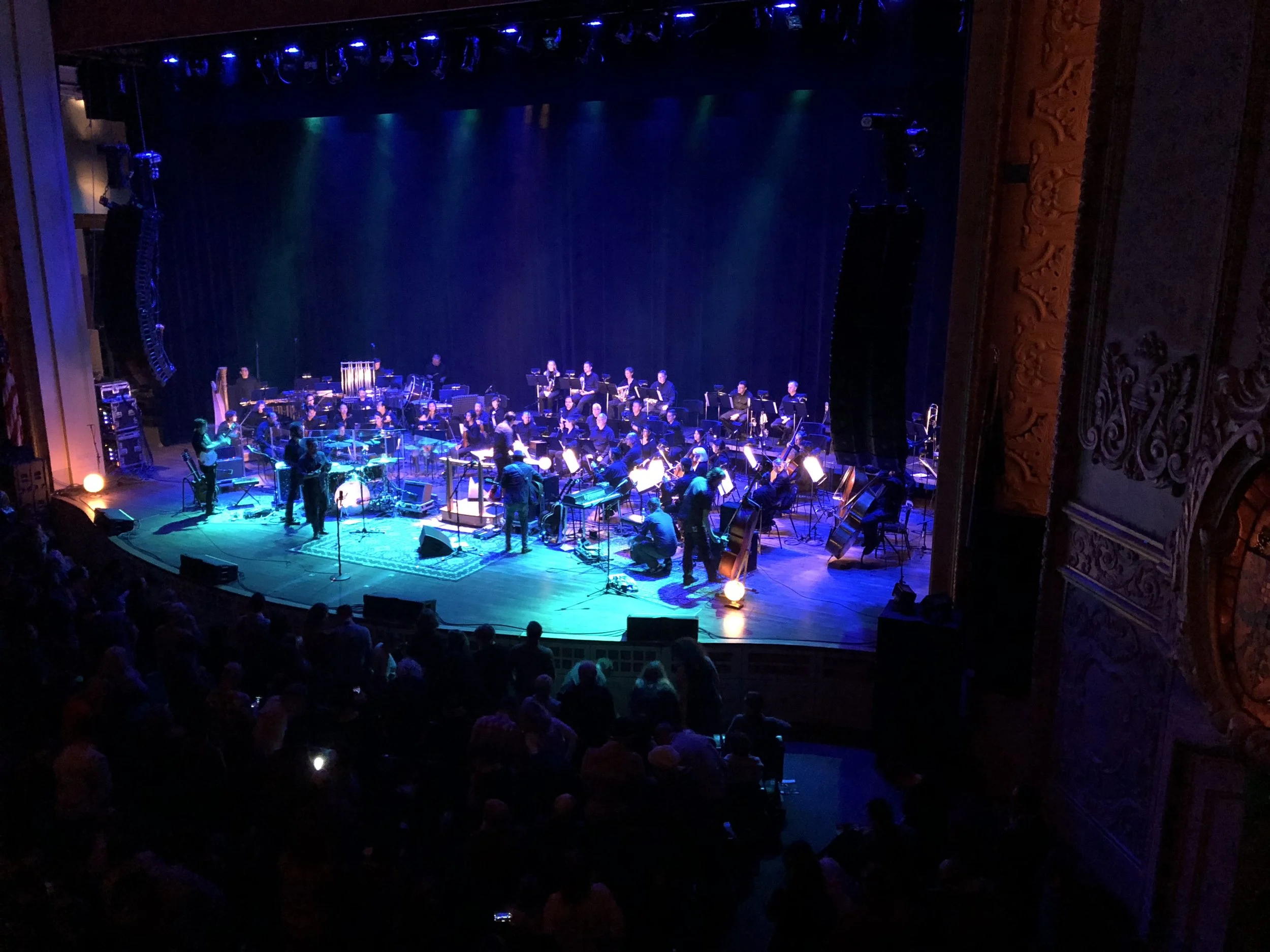  Gregory Alan Isakov and band playing with the Portland Symphony. Absolutely wonderful. Image Courtesy: Dan Meyers 