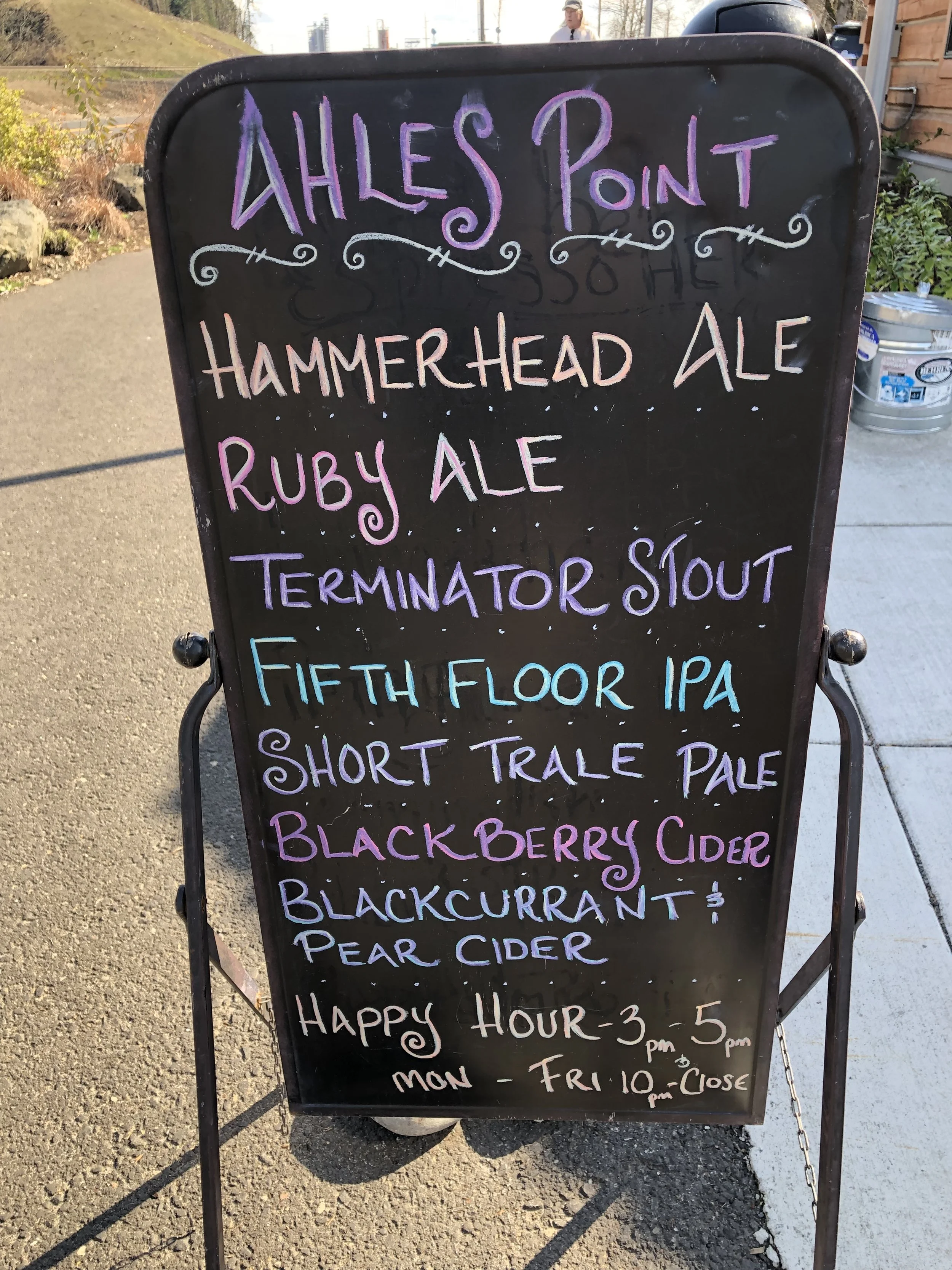  The drink list at Ahle’s Point Cabin…I’ll be back there soon. Image Courtesy: Dan Meyers 
