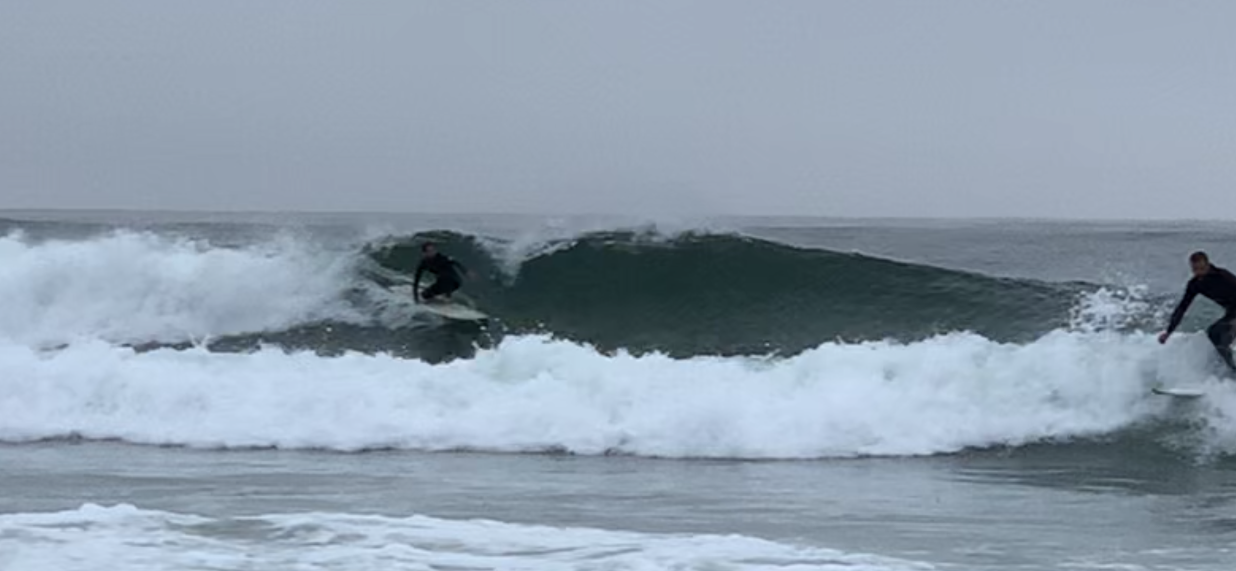  This was a fun morning. Here I’m getting a nice 4’ wave on my 9’6”. Fast, uncrowded surf. Image Courtesy: Dan Meyers 