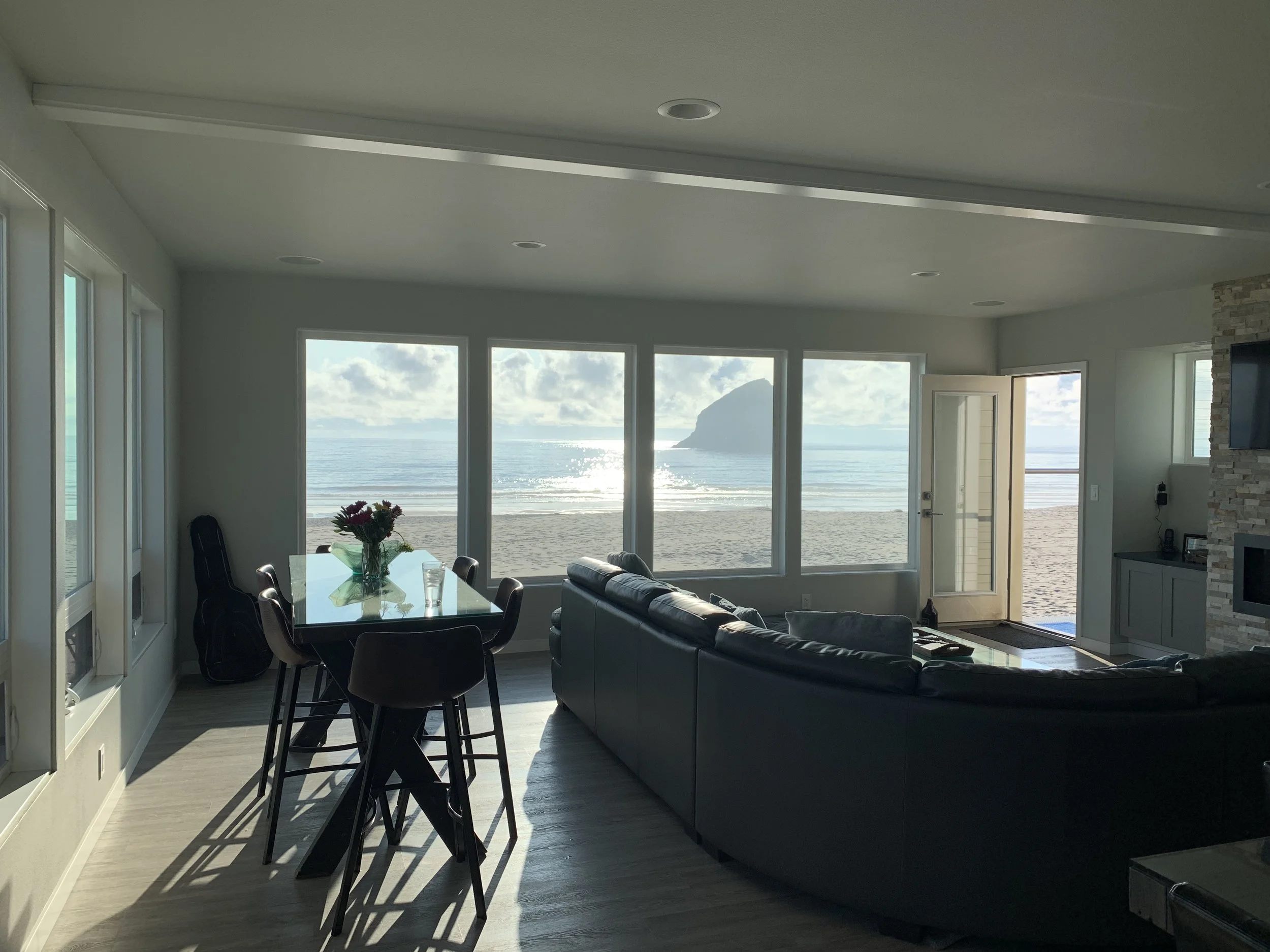  The view from inside our rented beach house. Wow, this was TOUGH to leave! Image Courtesy: Dan Meyers 